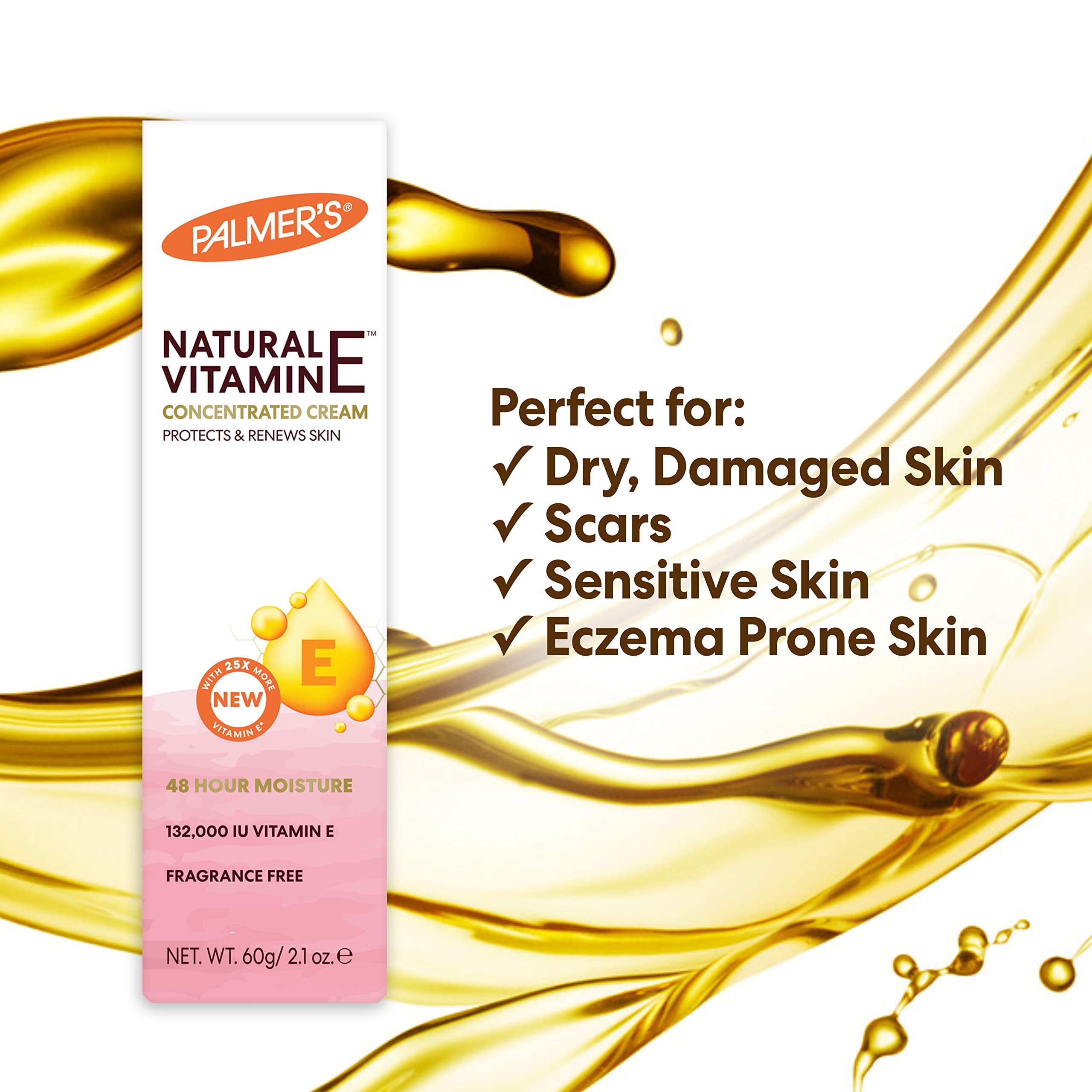 Palmer's Vitamin E Concentrated Hand & Body Cream, 2.1 Ounce