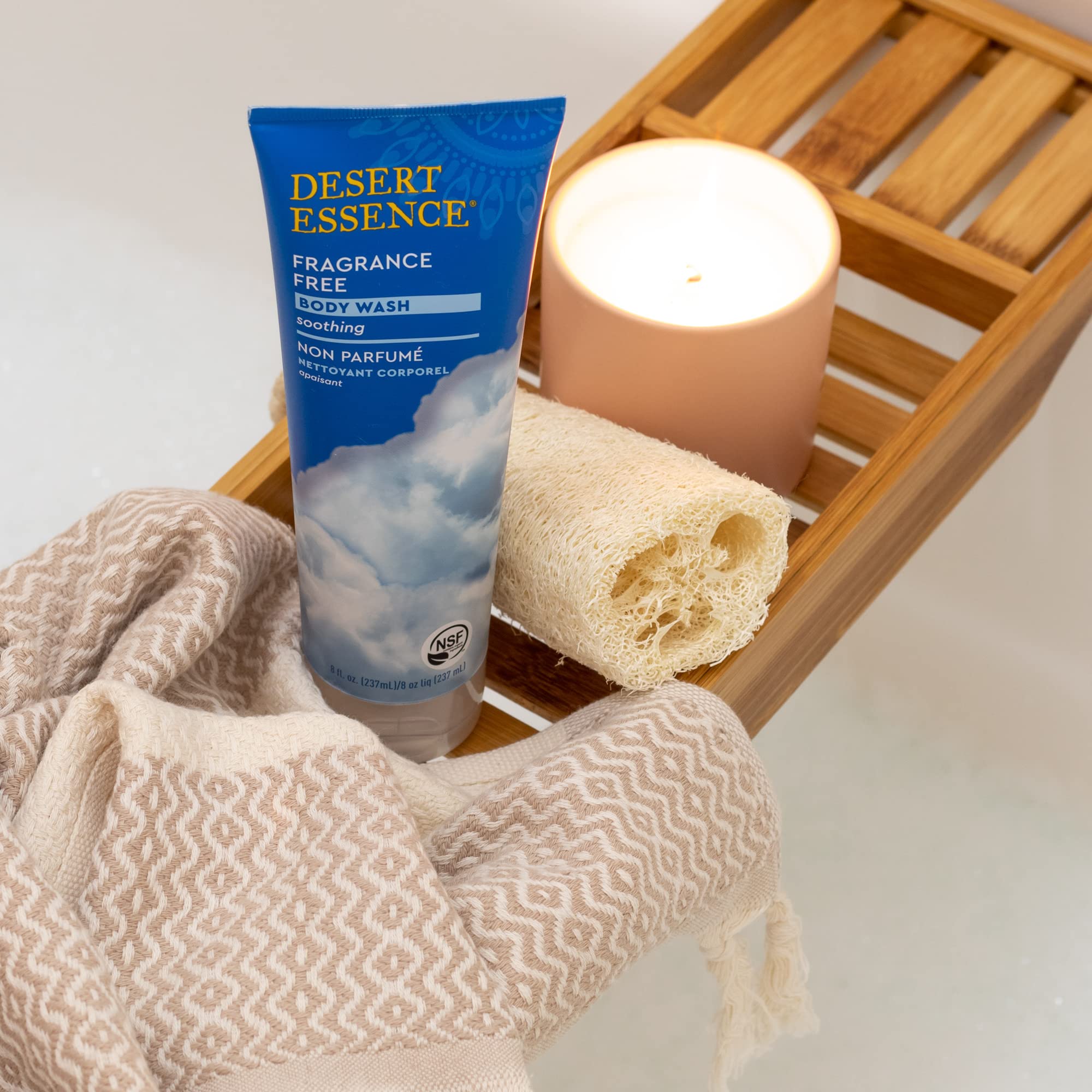 Desert Essence Pure Body Wash Fragrance Free