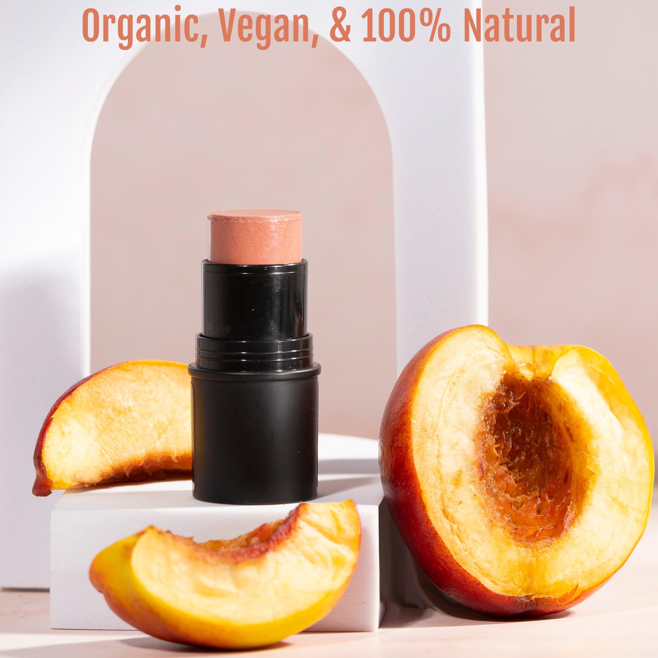 BaeBlu Best Organic 100% Natural Vegan Gluten-Free Cream Blush Stick Cheek Tint, Made in USA by BaeBlu, Sangria
