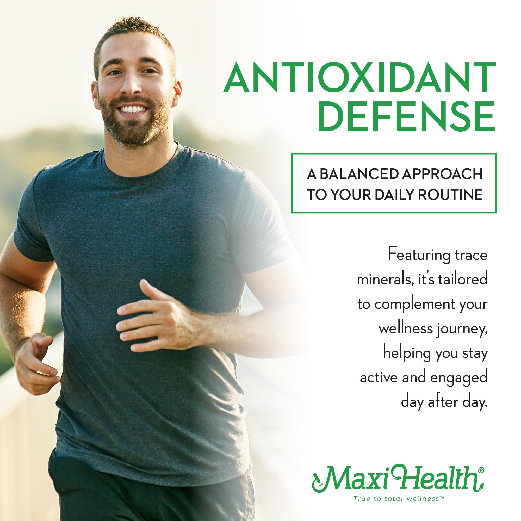 Maxi Health Complete Once Daily Vitamins for Men & Women - Multivitamin for Women & Men with Iron Vitamin A B1 B2 B3 B6 B12 C D3 E Zinc (90 Tablets)