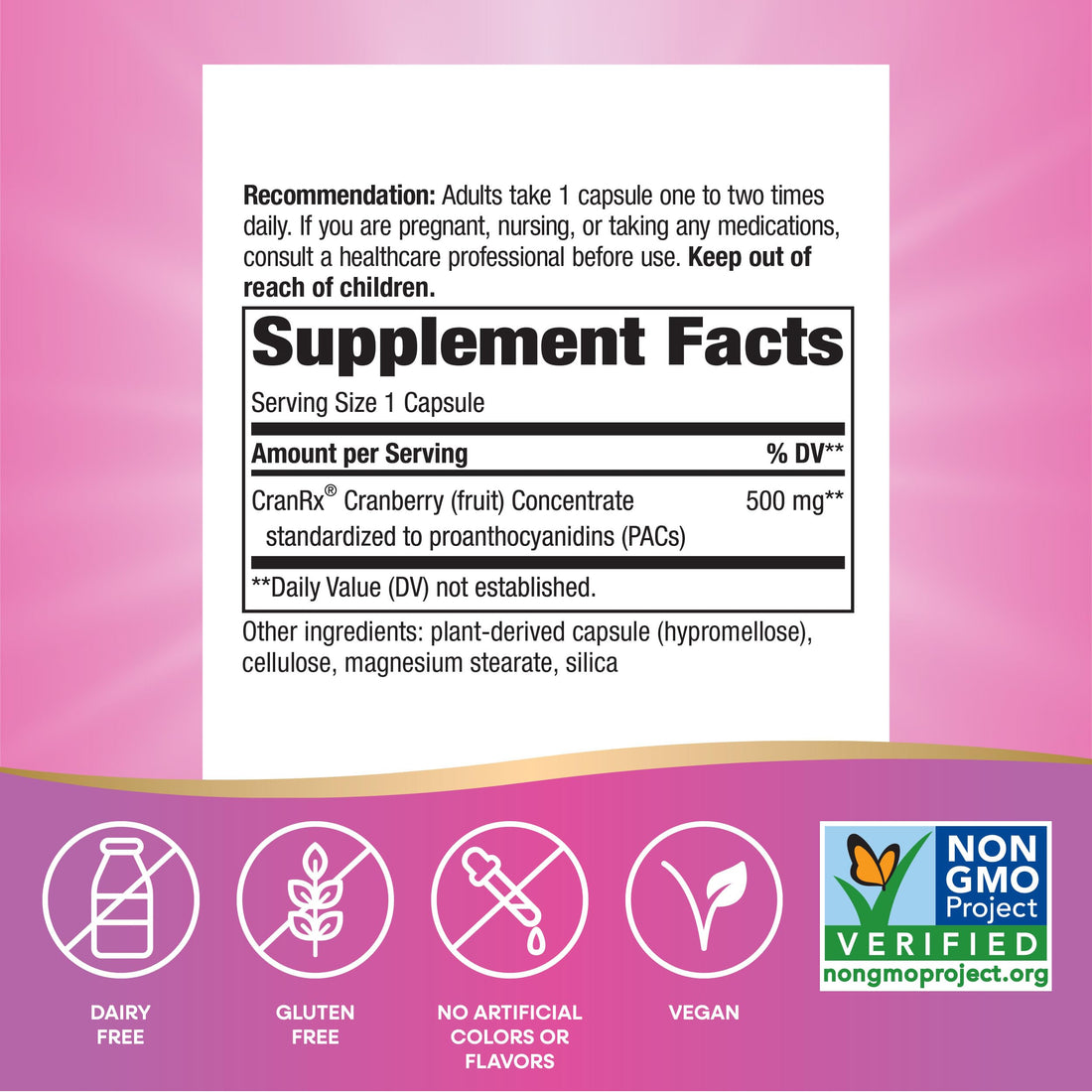 Nature's Way CranRX, Cranberry 30 Vcaps