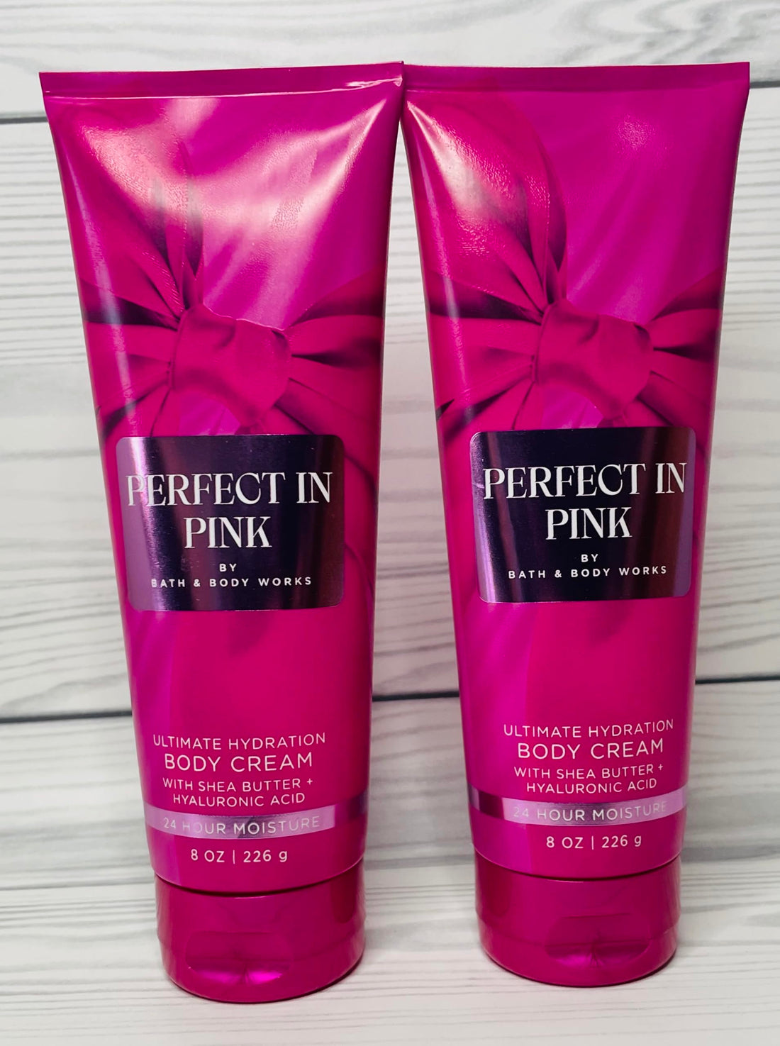 Bath & Body Works Perfect in Pink Ultimate Hydration Body Cream 8 Ounces Pack of 2