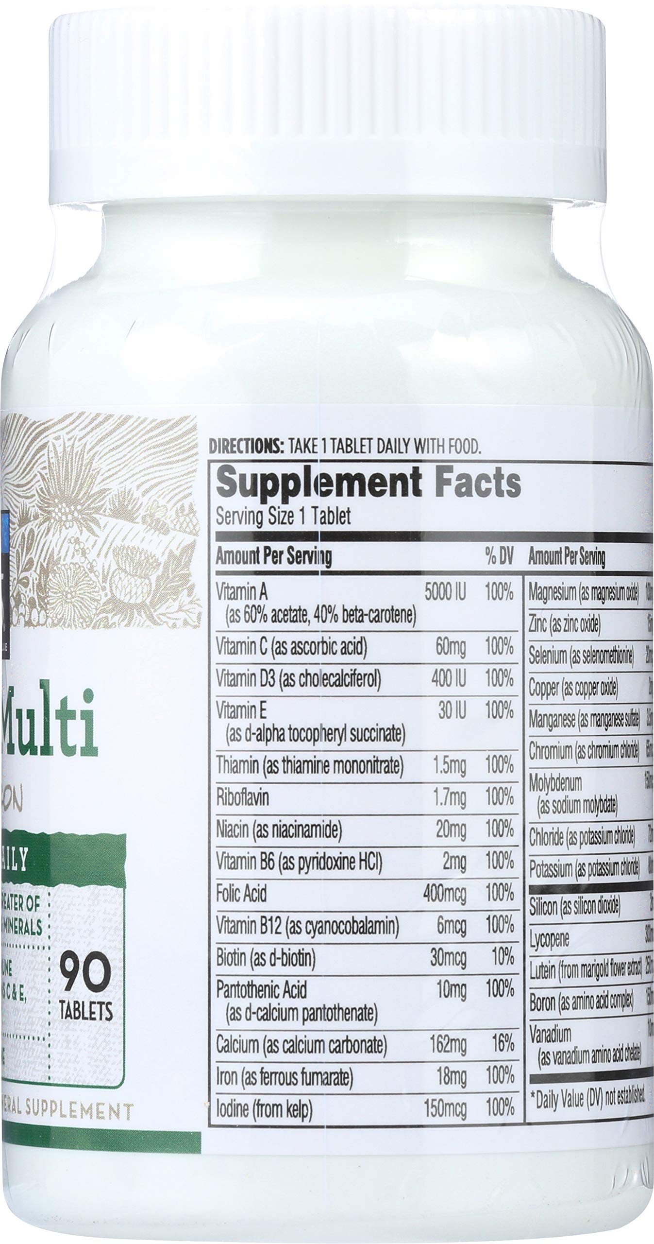 365 Everyday Value, Adult Multi with Iron, 90 ct (packaging may vary)