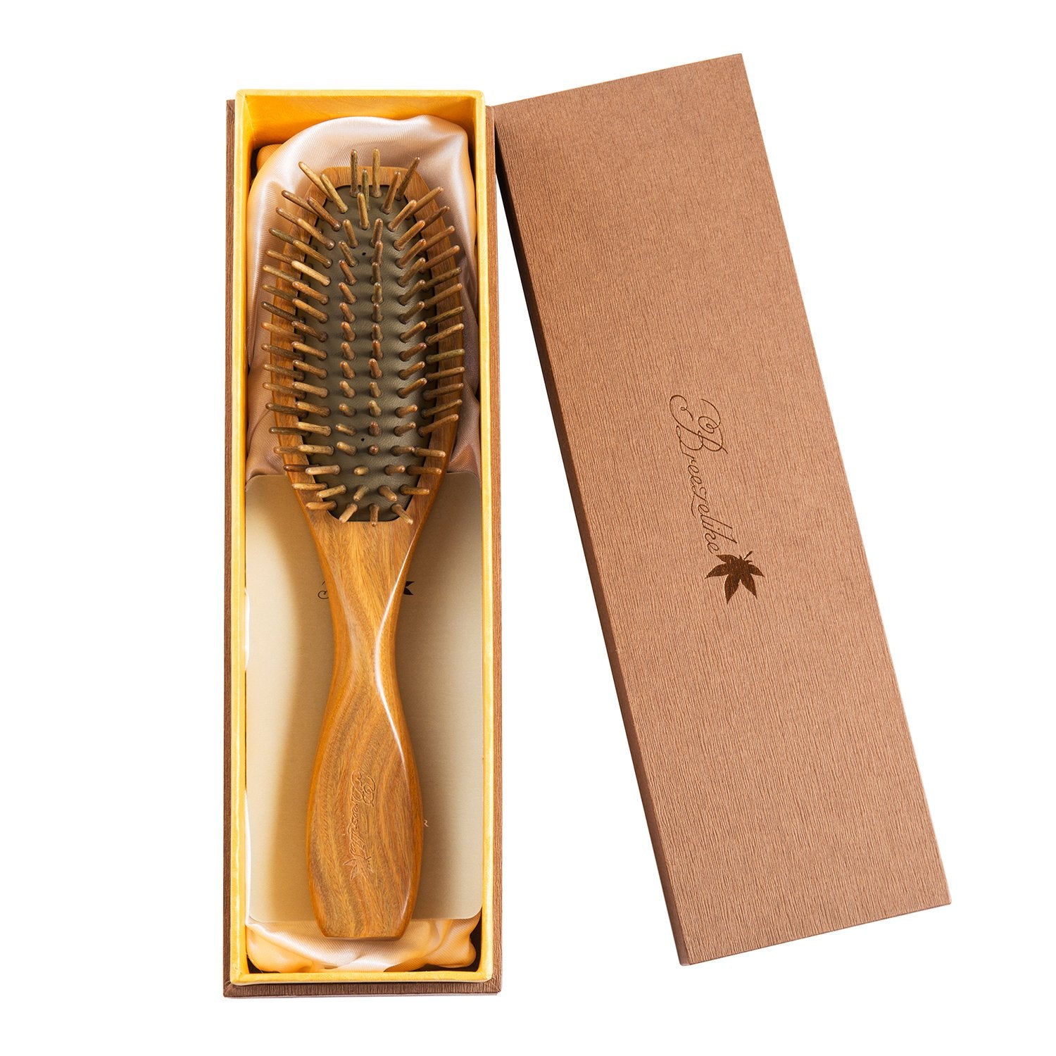 Breezelike Professional Sandalwood Hair Brush