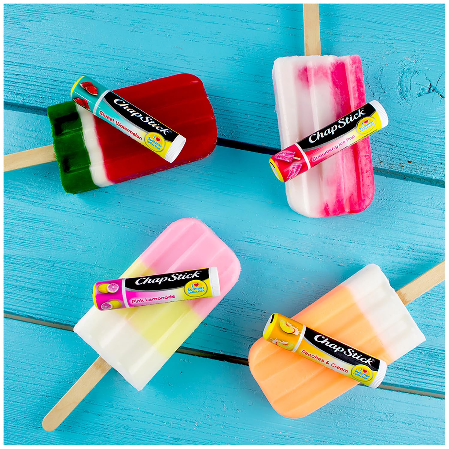 ChapStick Lip Balm, Sweet Watermelon – Juicy & Fruity Moisturizer for Dry Lips, 0.15 Oz