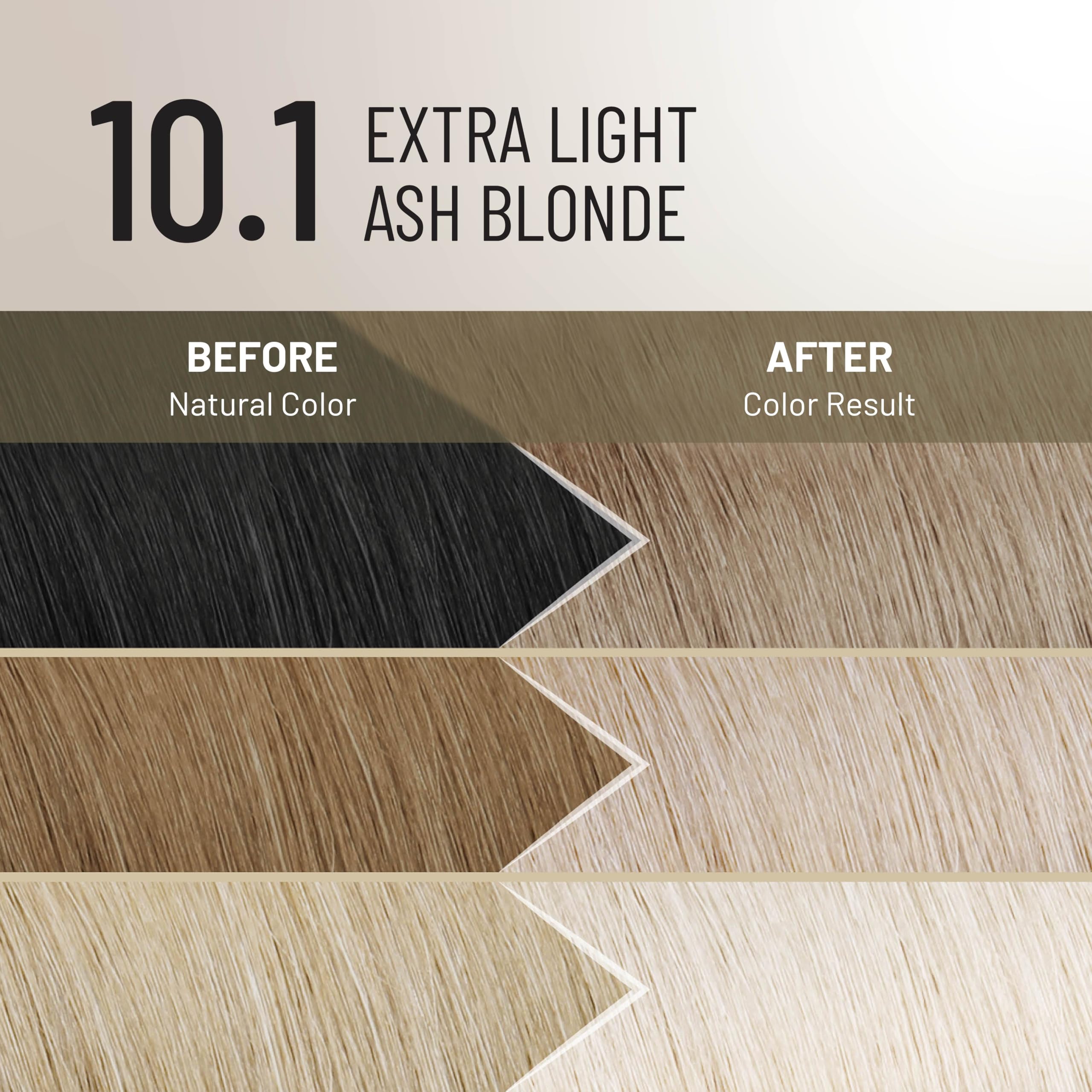Il Salone Milano Plex Rebuilder Permanent Hair Color Cream - 10.1 Extra Light Ash Blonde Professional Hair Dye Kit for a Natural Gloss & Glaze - Paraffin, Paraben, and Alcohol Free