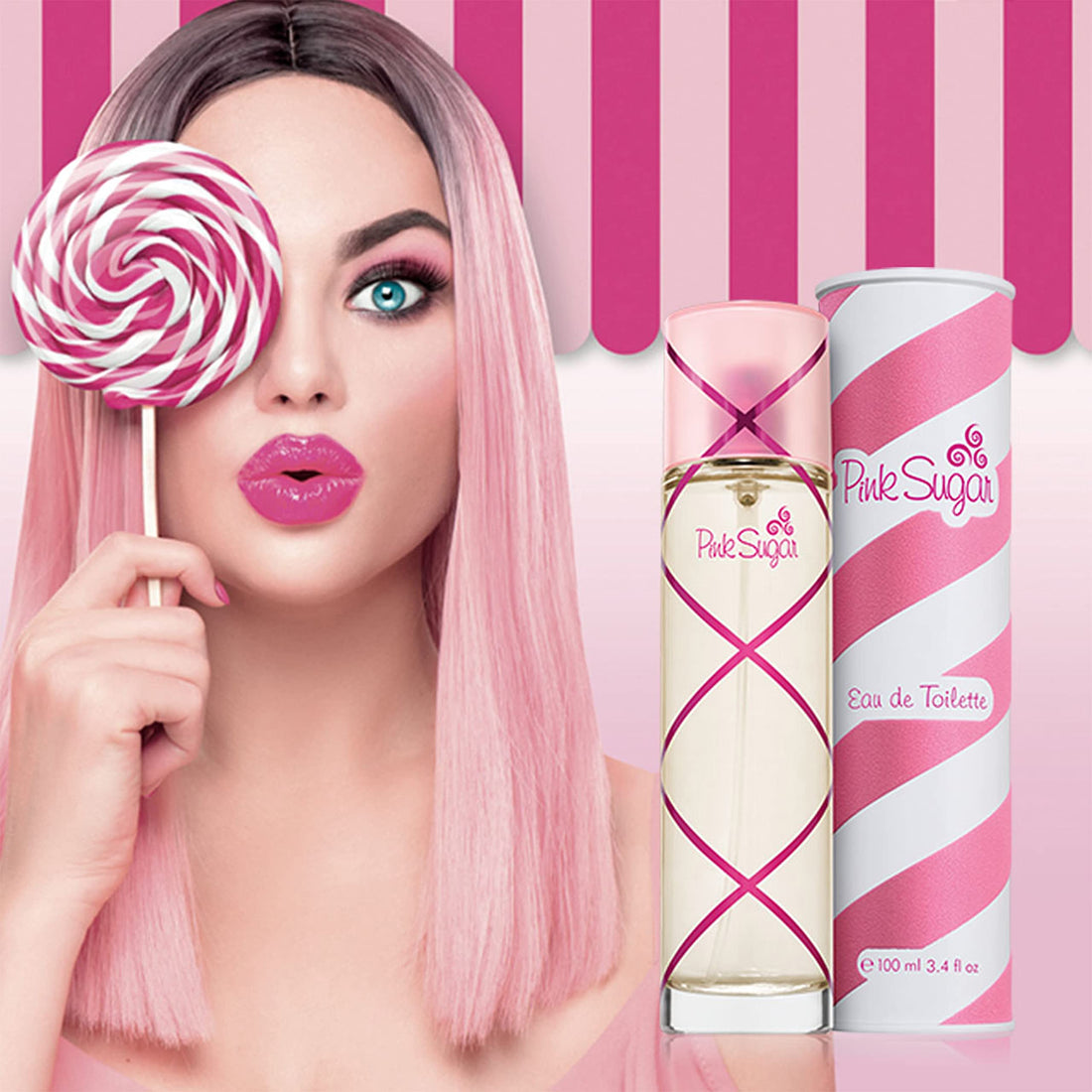 Pink Sugar Natural, Pink, 3.4 fl. oz.