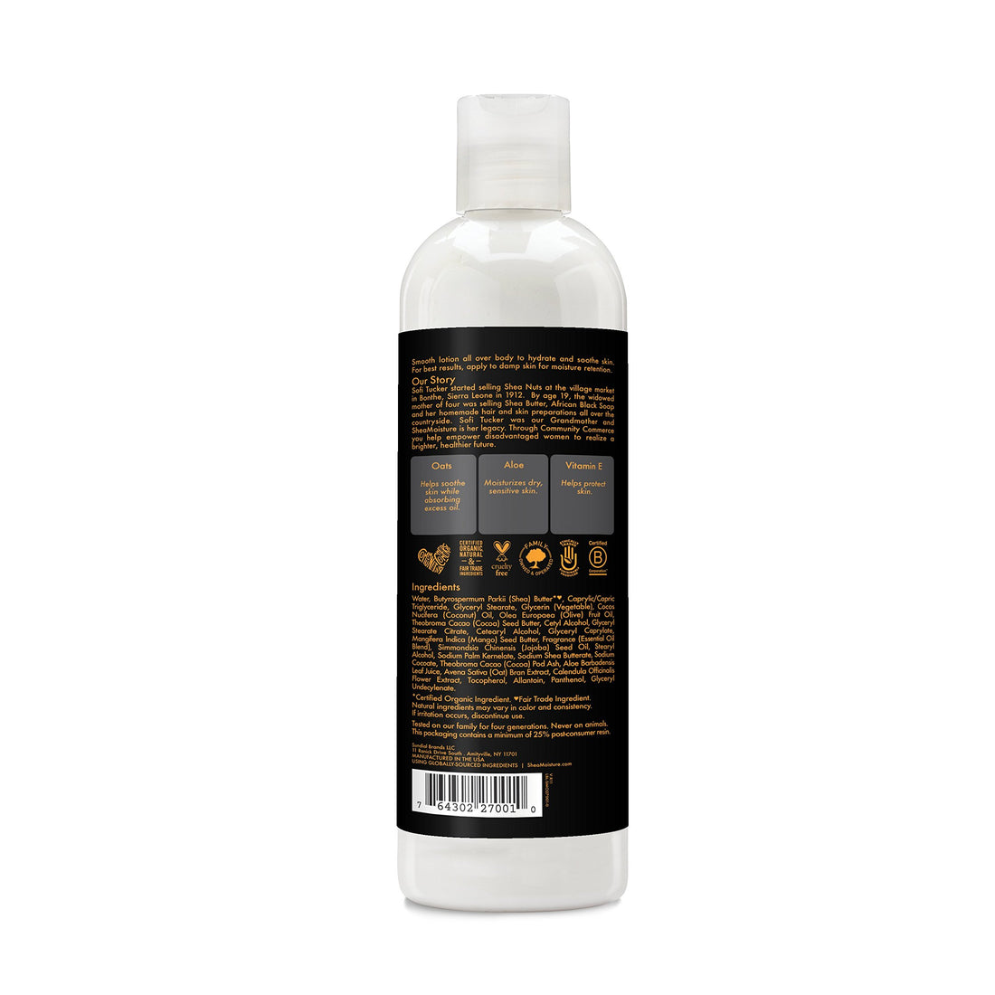 SheaMoisture African Black Soap Lotion, 13 Ounce