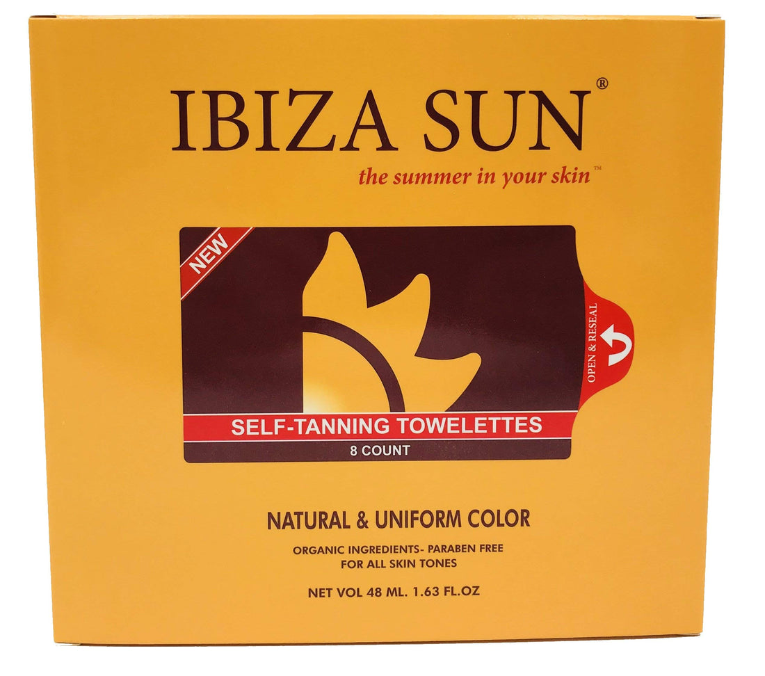 Organic Self Tanner | Natural Ingredients | Sunless Tanning Wipes for Face and Body | Self Tanning.
