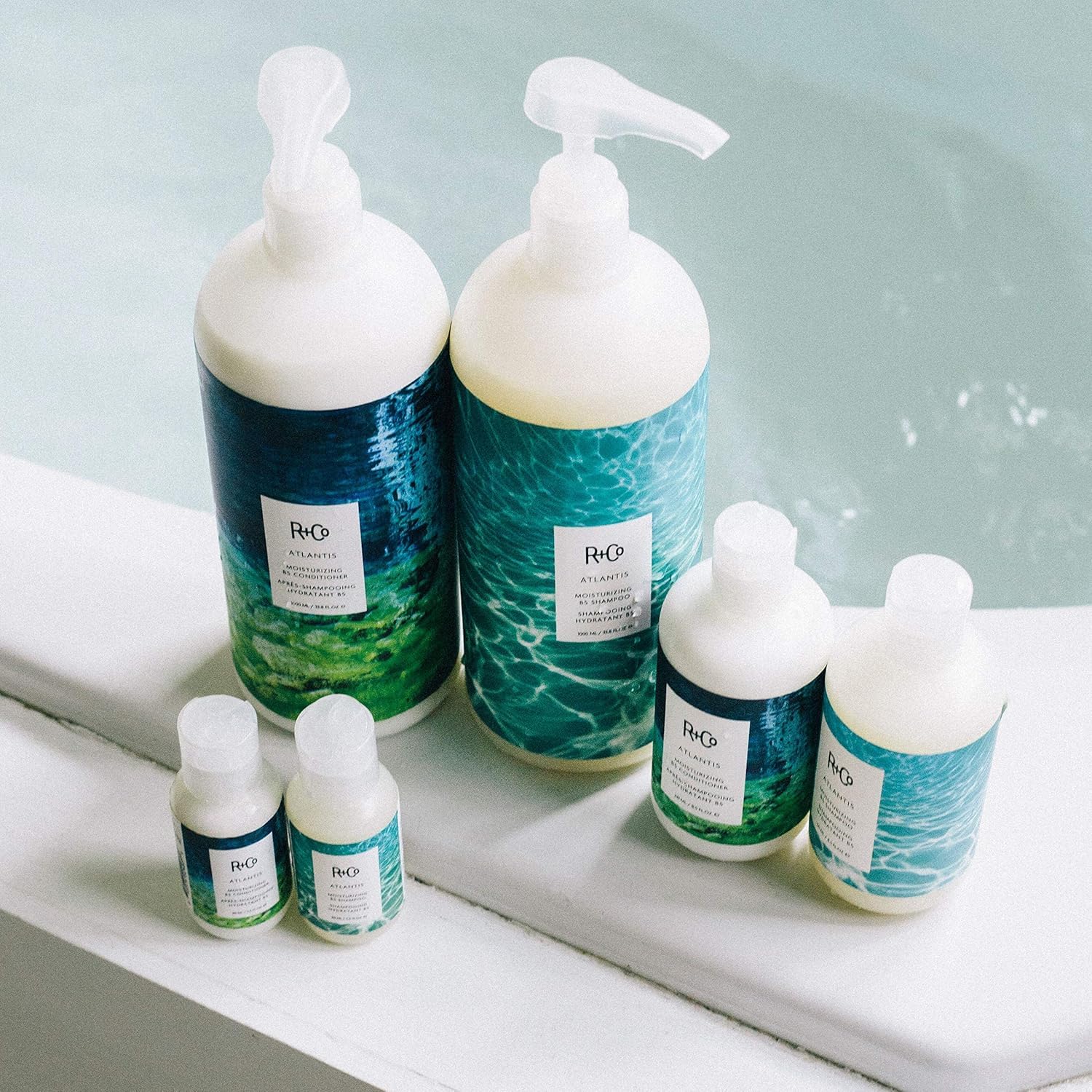 R+Co Atlantis Moisturizing B5 Conditioner | Nourishing + Tames Frizz + Intense Hydration | Vegan + Cruelty-Free | 8.5oz