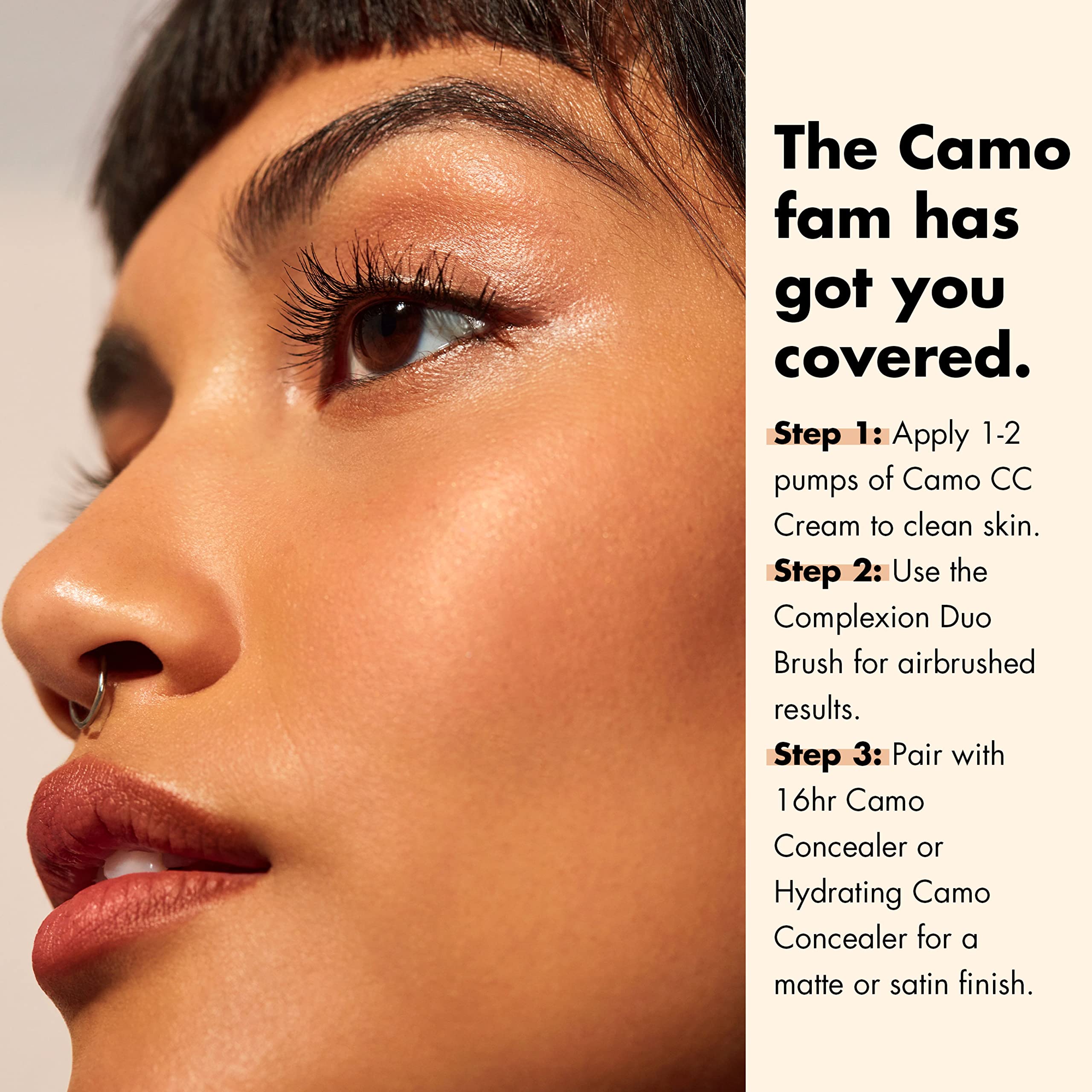 e.l.f. Camo CC Cream | Color Correcting Full Coverage Foundation with SPF 30 | Light 240 W | 1.05 Oz (30g)