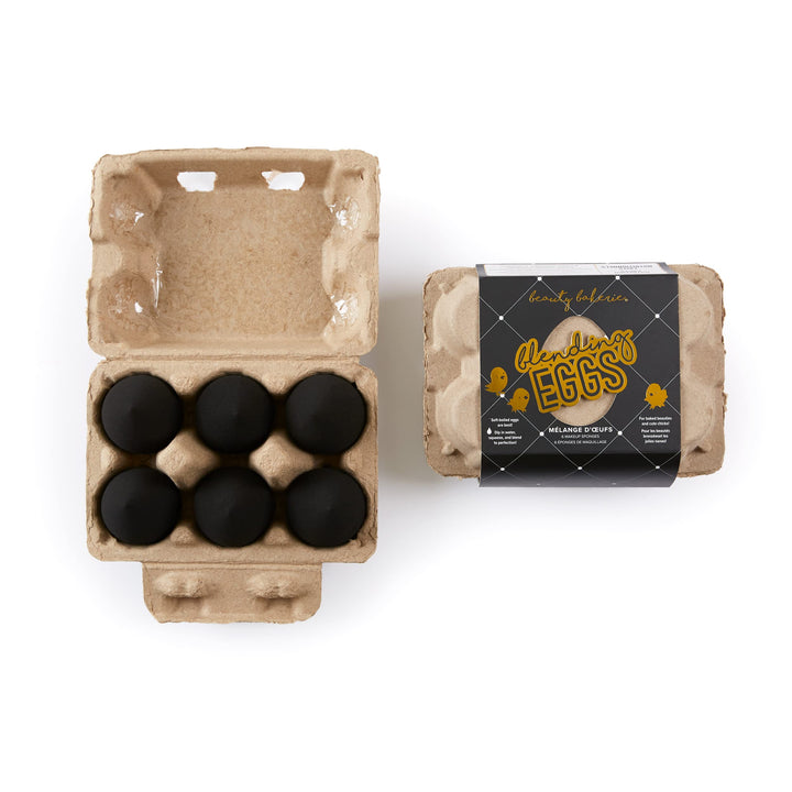 Beauty Bakerie - Black Egg-cellence Beauty Sponges. Makeup Blending Eggs. (6 Sponges)