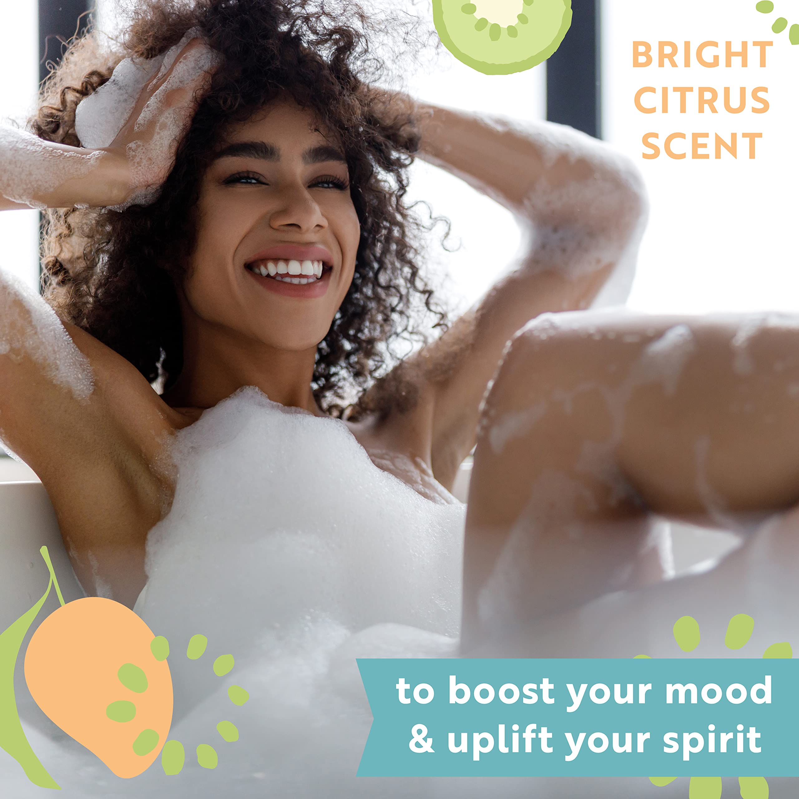 Wellness by Village Naturals Therapy, Hydrate Foaming Bath Soak, 36 oz, Pack of 2