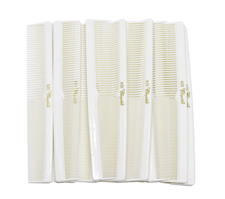 Krest Cleopatra 420. 7 Inch Hair Cutting Combs. Barber’s & Hairstylist Combs. 1 Dz.
