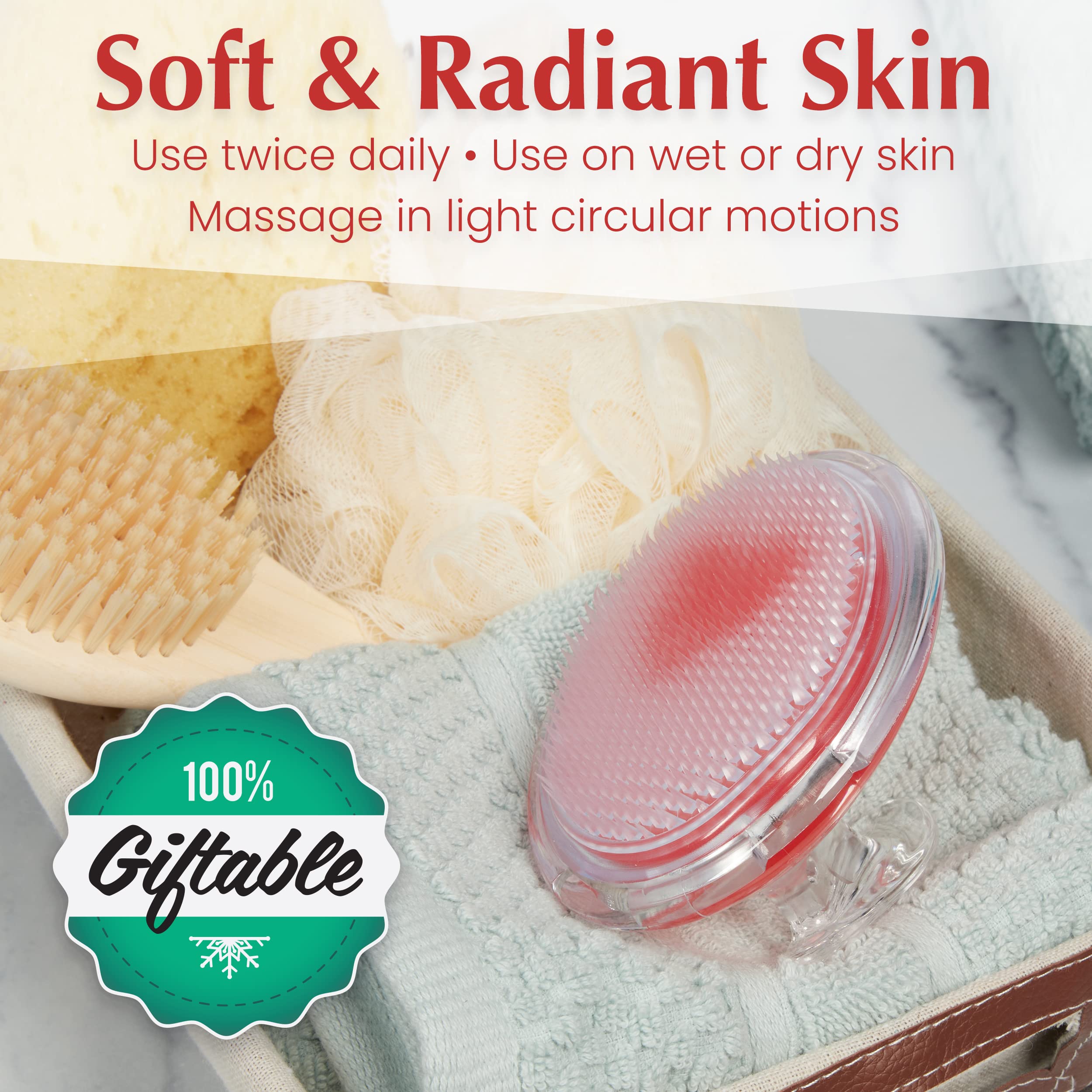 Exfoliating Brush to Treat and Prevent Razor Bumps and Ingrown Hairs - Eliminate Shaving Irritation for Face, Armpit, Legs, Neck, Bikini Line - Silky Smooth Skin Solution for Men and Women by Dylonic