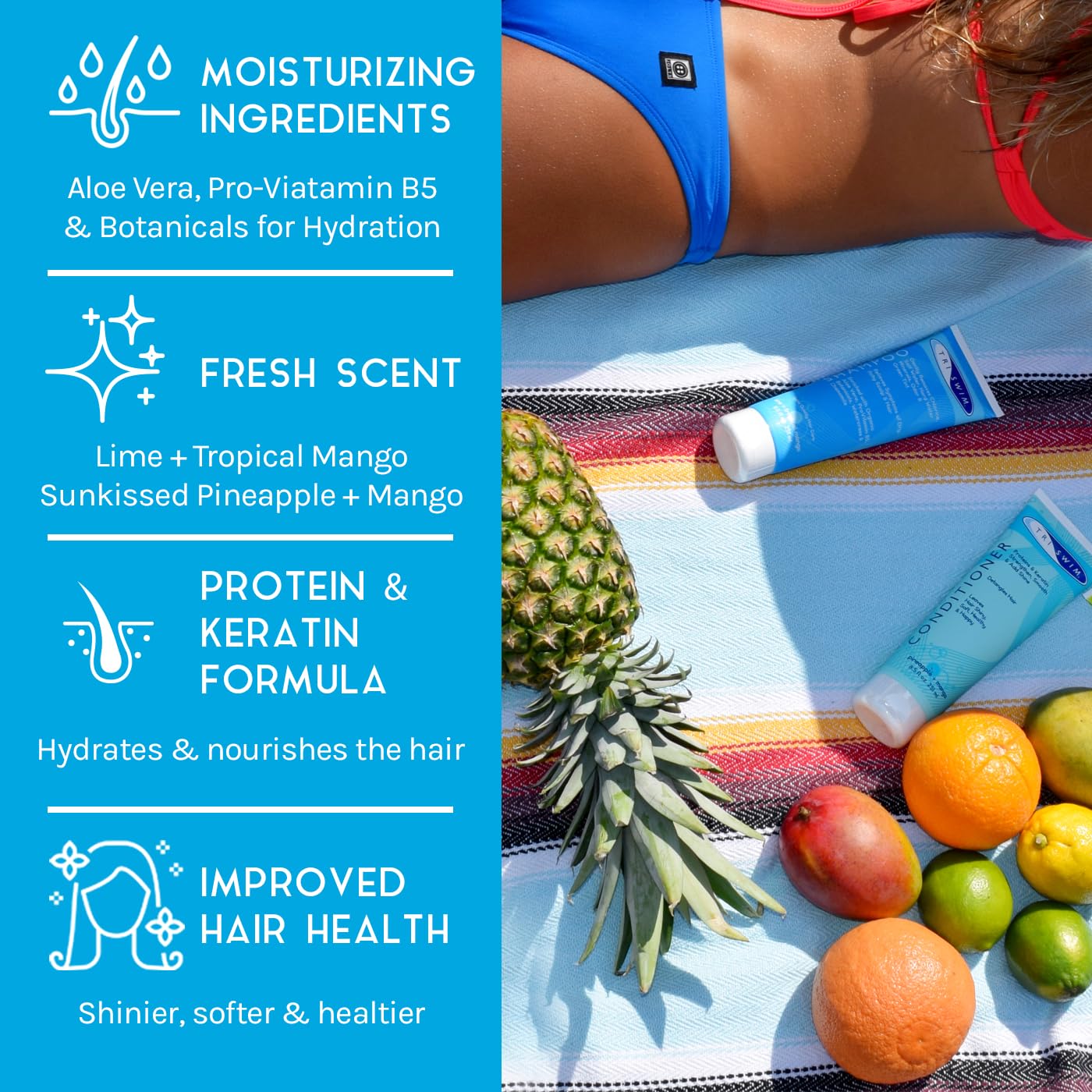 TRISWIM Chlorine Out Shampoo & Conditioner Gift Set