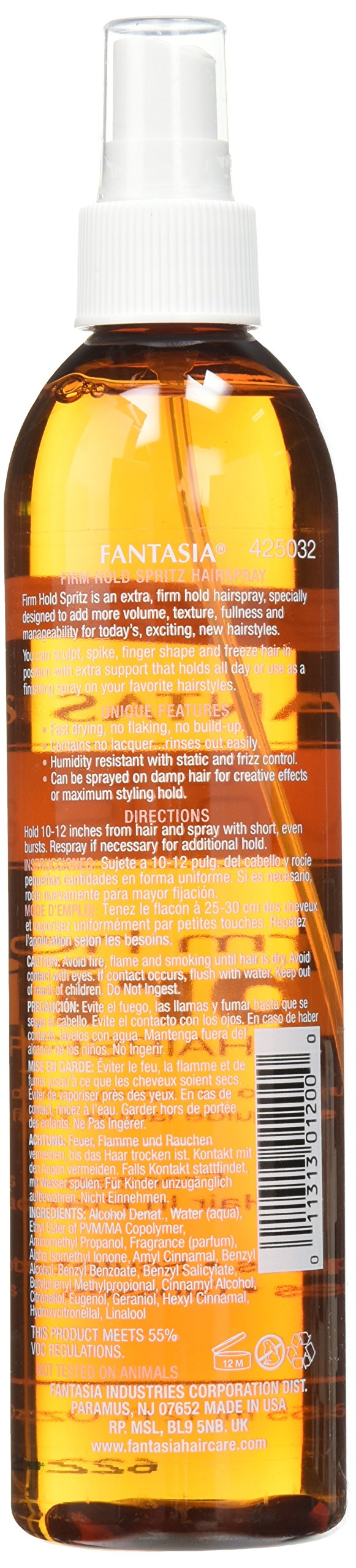 Fantasia Liquid Mousse Spritz Spray, 12 Ounce