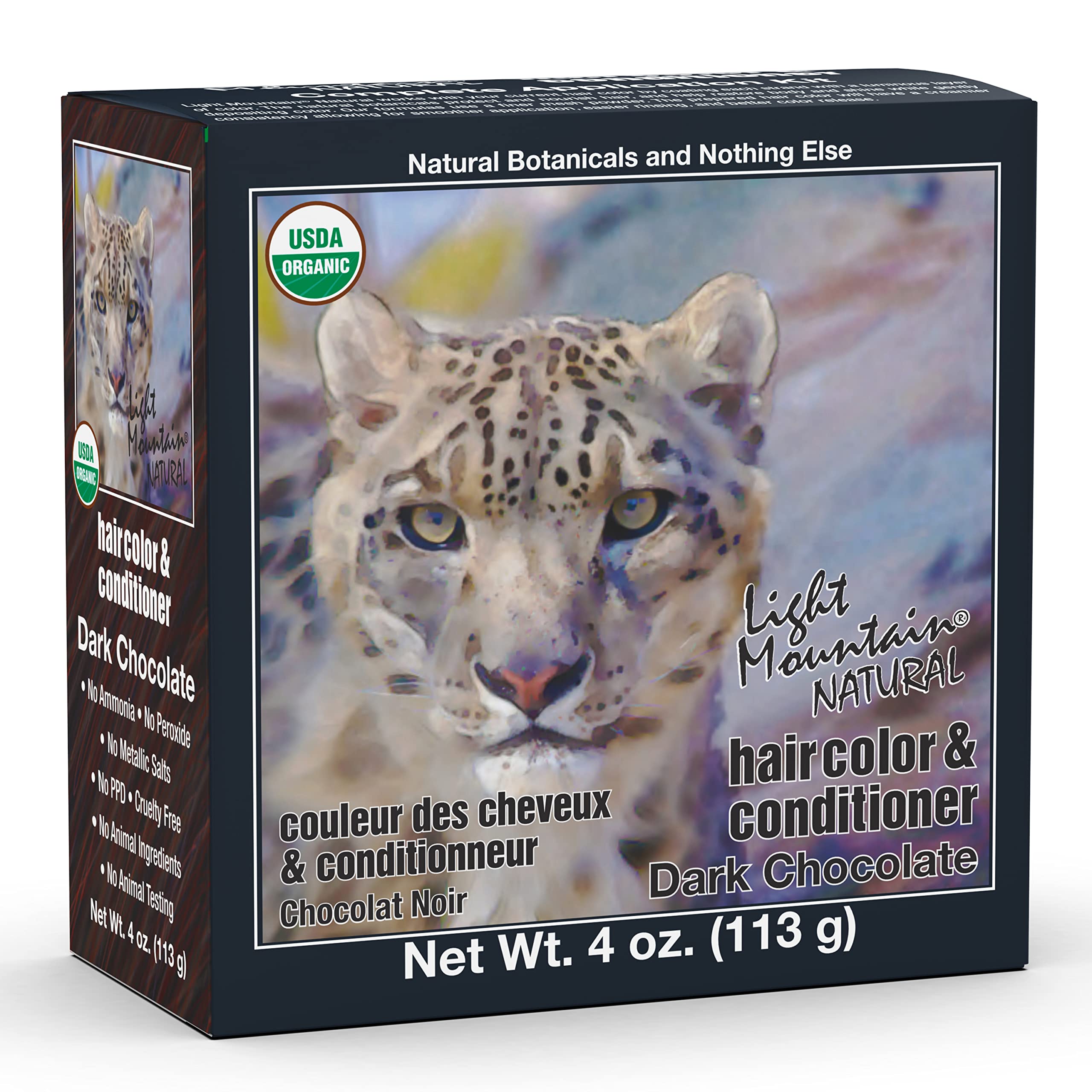 Dark Chocolate: Light Mountain Hair Color Hair Color Dark Chocolate, 0.02 Pound