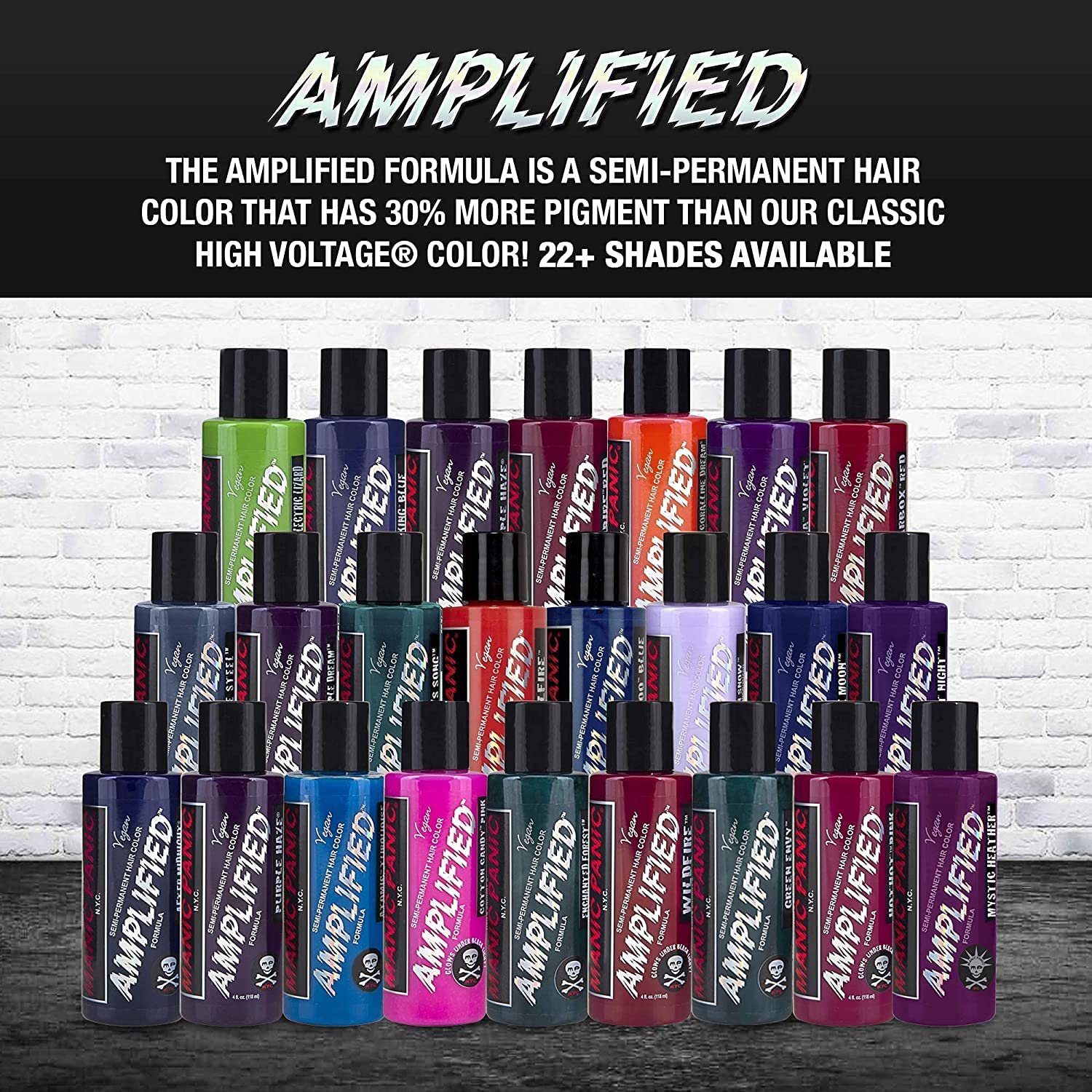 Manic Panic Amplified Semi Permanent Hair Colour - SIREN'S SONG, 118 ml