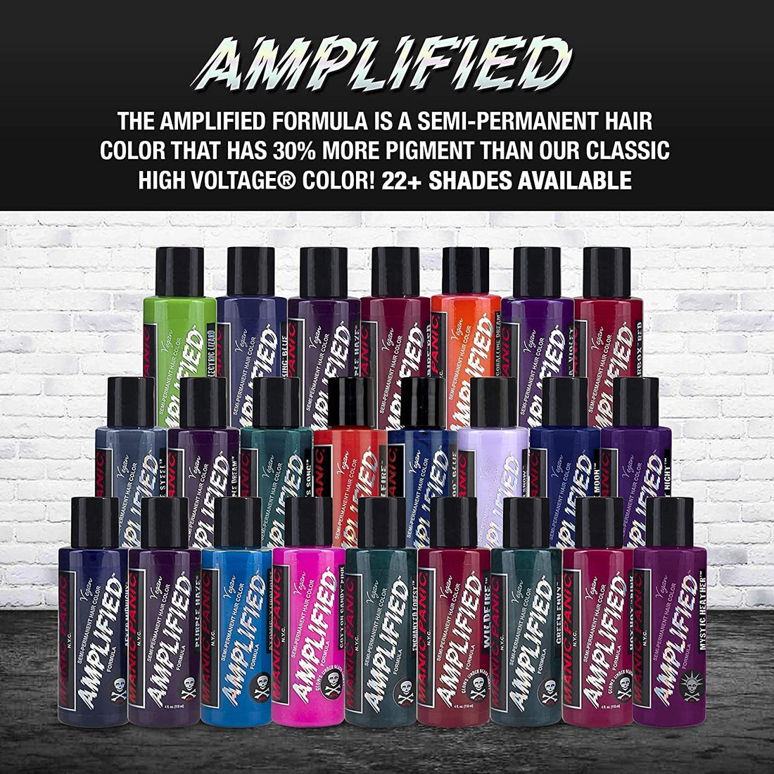 Manic Panic Amplified Semi Permanent Hair Colour - SIREN'S SONG, 118 ml