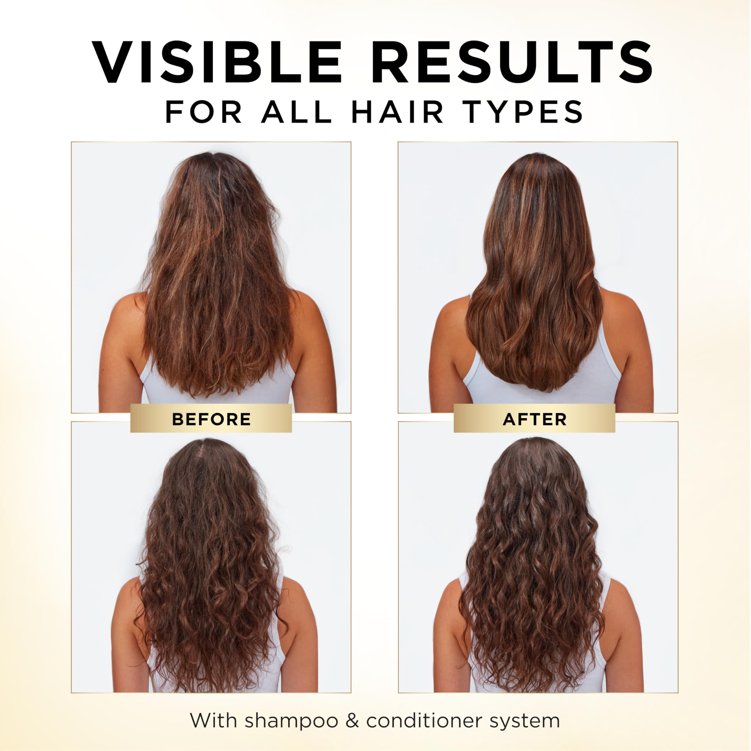 Pantene 2-in-1 Shampoo & Conditioner, Daily Moisture Renewal - Pro-V Nutrients for Dry, Color-Treated, Straight to Curly Hair, 72-Hour Hydration & Softness, 27.7 Oz Each, 2-Pack + Rescue Shot (0.5 Oz)