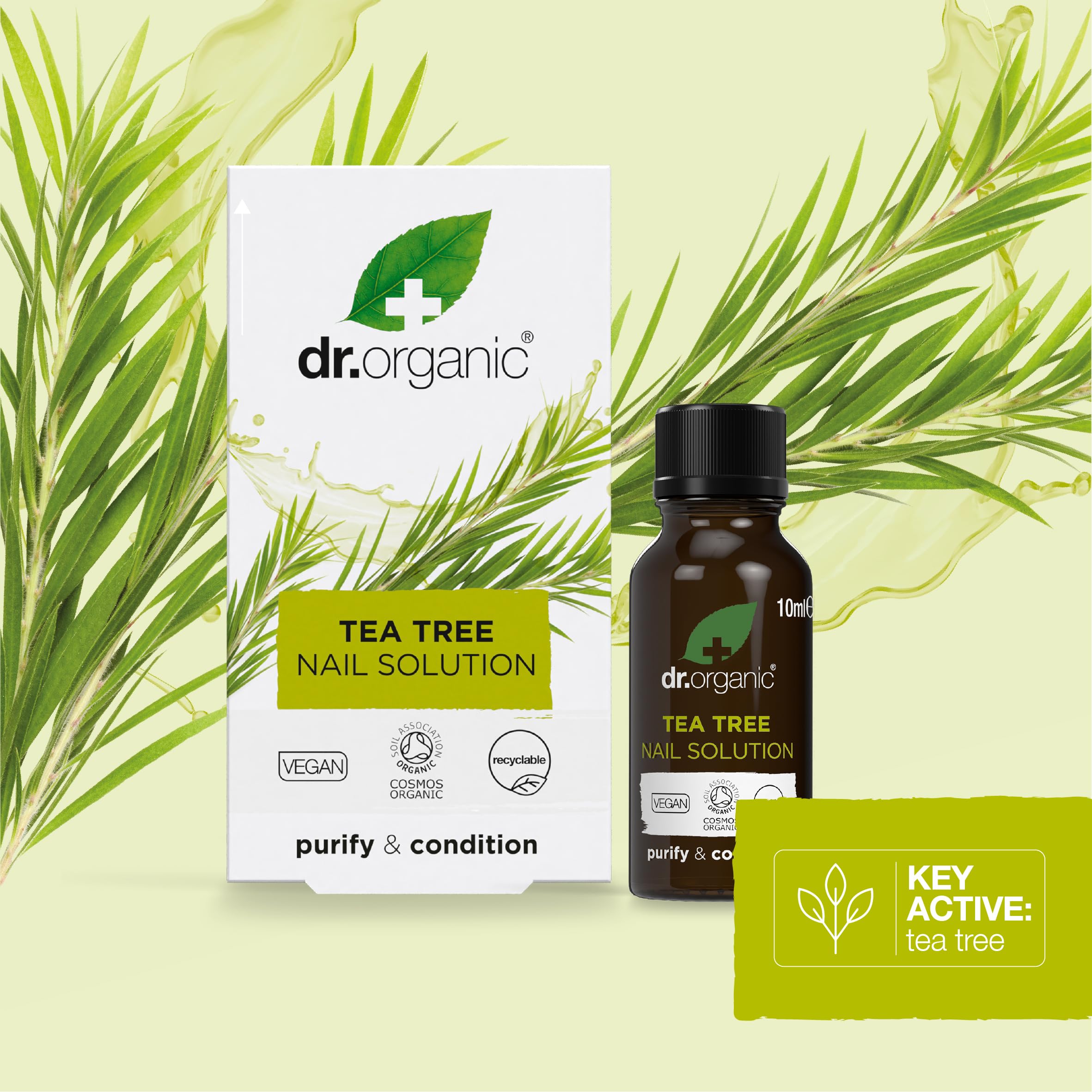 Organic Doctor Tea Tree Nail Solution, 0.34 Fluid Ounce