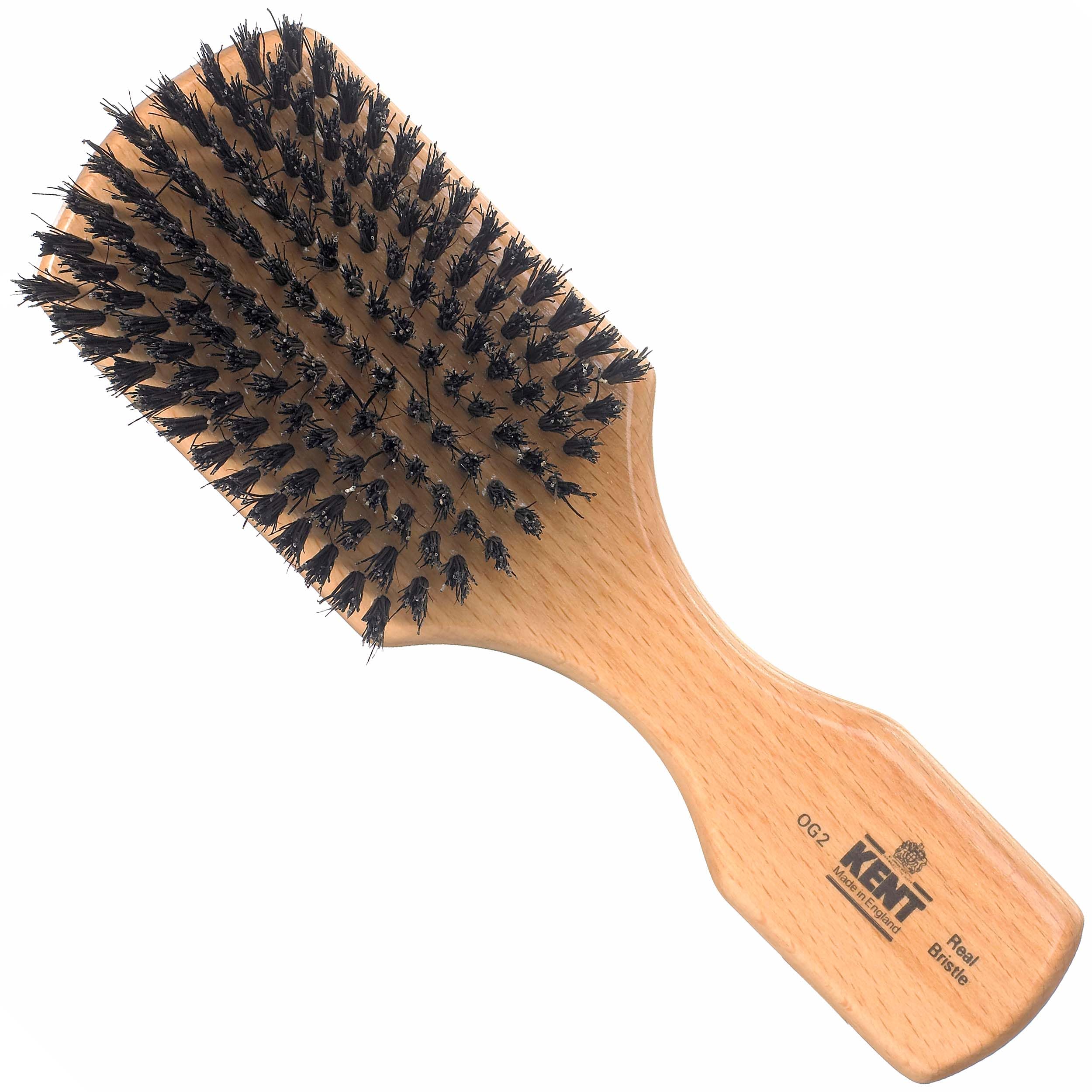 Kent Brushes Club Beech Wood Hairbrush, 6 Ounce
