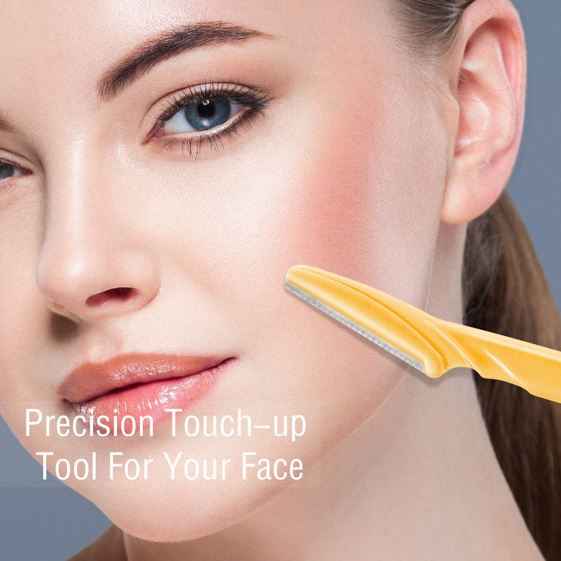 Boao Boao 96 Pieces Eyebrow Razor Eyebrow Shaver Eyebrow Shaper Facial Razor with Precision Cover for Women