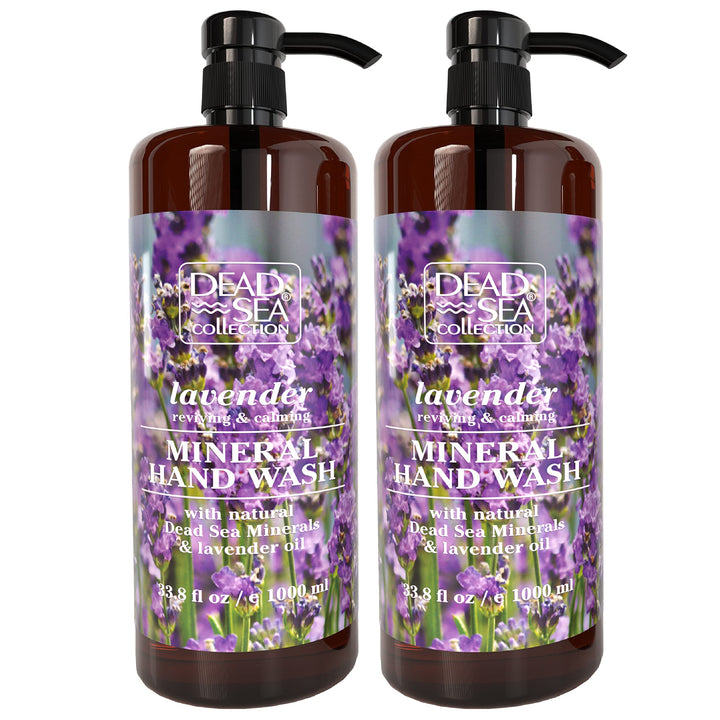 Dead Sea Collection Lavender Liquid Hand Soap - Pack Of 2 (33.8 Fl. Oz Each)