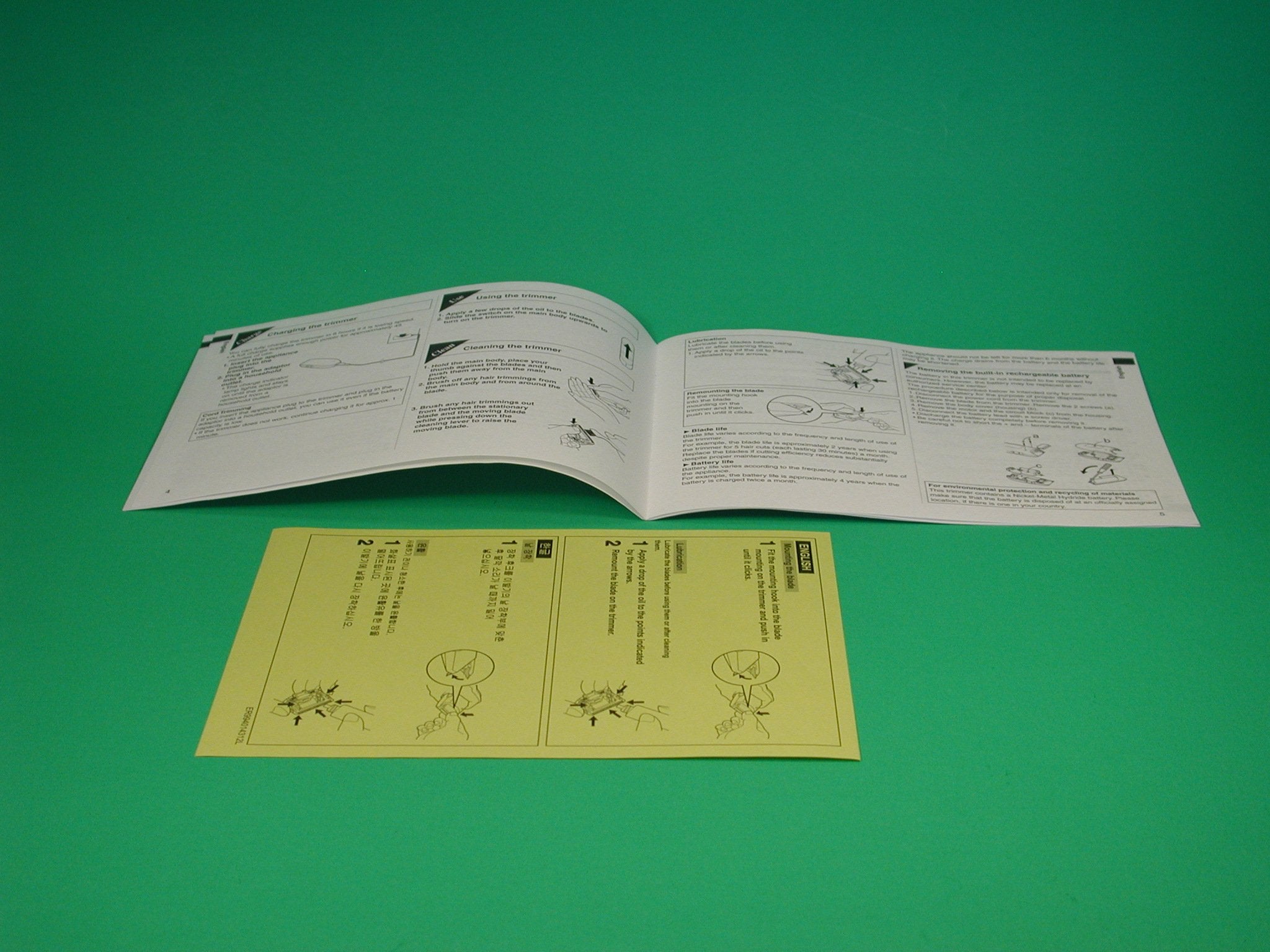 Panasonic Women Er1431 Hair Clipper Trimmer Cutting Rechargeable