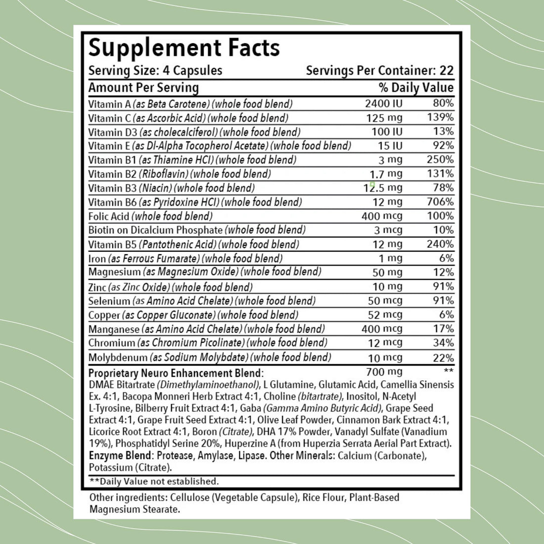 Opti Nutrients by Dr BrimHall | Opti-Brain Consciously Sourced| 90 Capsules