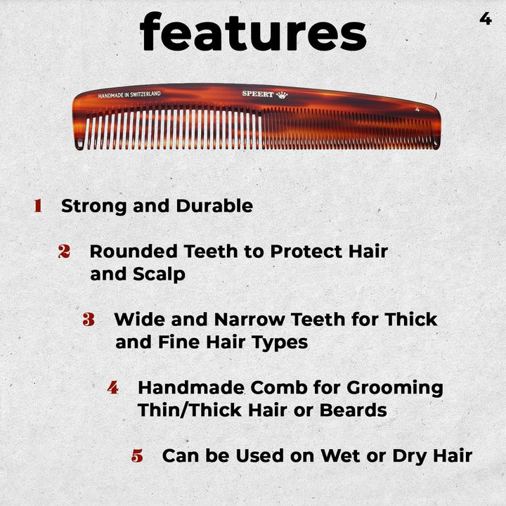 Hand-made tortoise comb #4