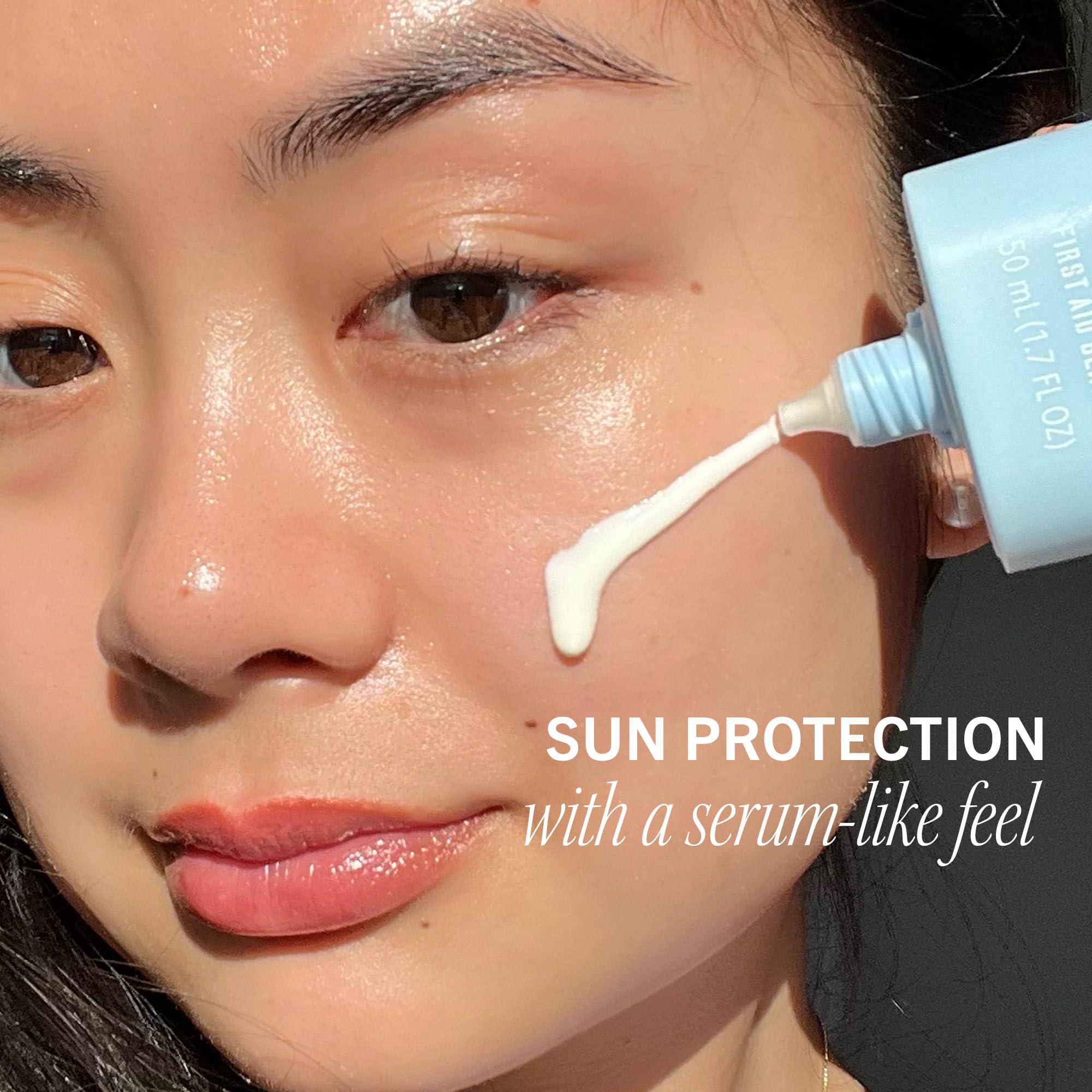 First Aid Beauty - Hydrating Sunscreen Milk with Colloidal Oatmeal, Broad Spectrum SPF 45, Non-comedogenic SPF Formula Helps Nourish Skin with Organic UV Filters & Glycerin, 24-hour Hydration, 1.7 oz