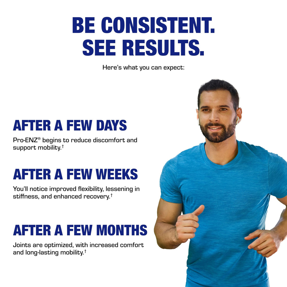 Pro Enz Joint Support Supplement - Clinical Formula Turmeric Boswellia Supplement for Joint & Cartilage Mobility and Comfort Support plus Eicosanoid Management with Proteolytic Enzymes (60 tablets)