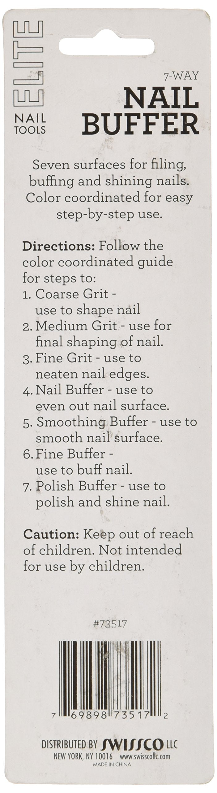 Swissco 7 Way Nail Buffer