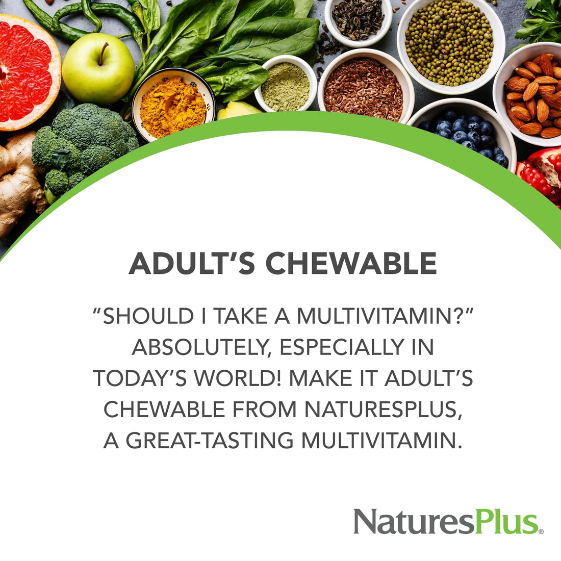 Natures Plus Adult CHEWABLE Multi Pineapple 90 (2 Pack)
