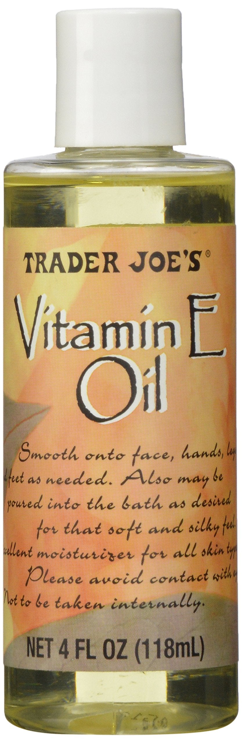 4 oz, Pack of 1 : Trader Joe's Vitamin Oil E, 4 Ounce