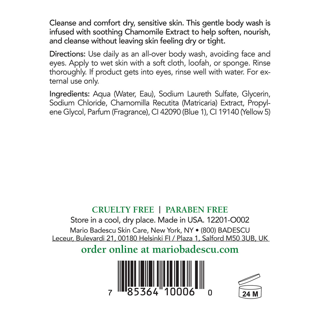 Mario Badescu Azulene Body Soap