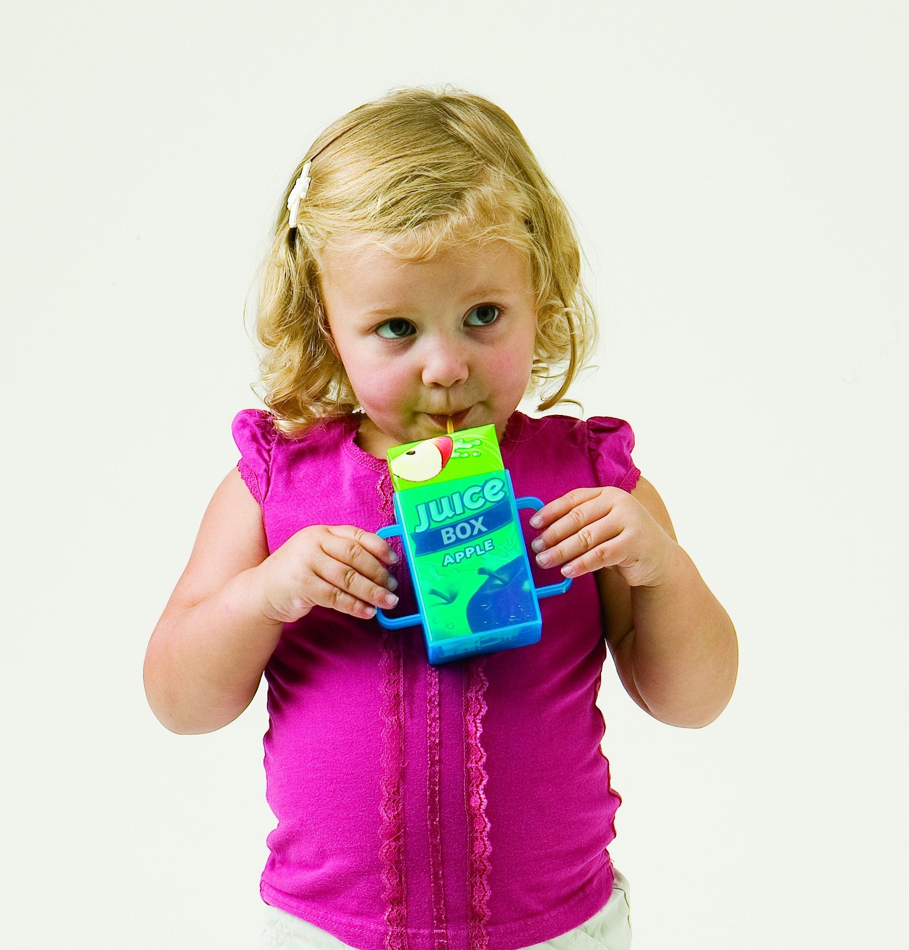 Mommys Helper Juice Box Buddies Holder for Juice Bags and Boxes, Colors May Vary, 1 Piece per Order