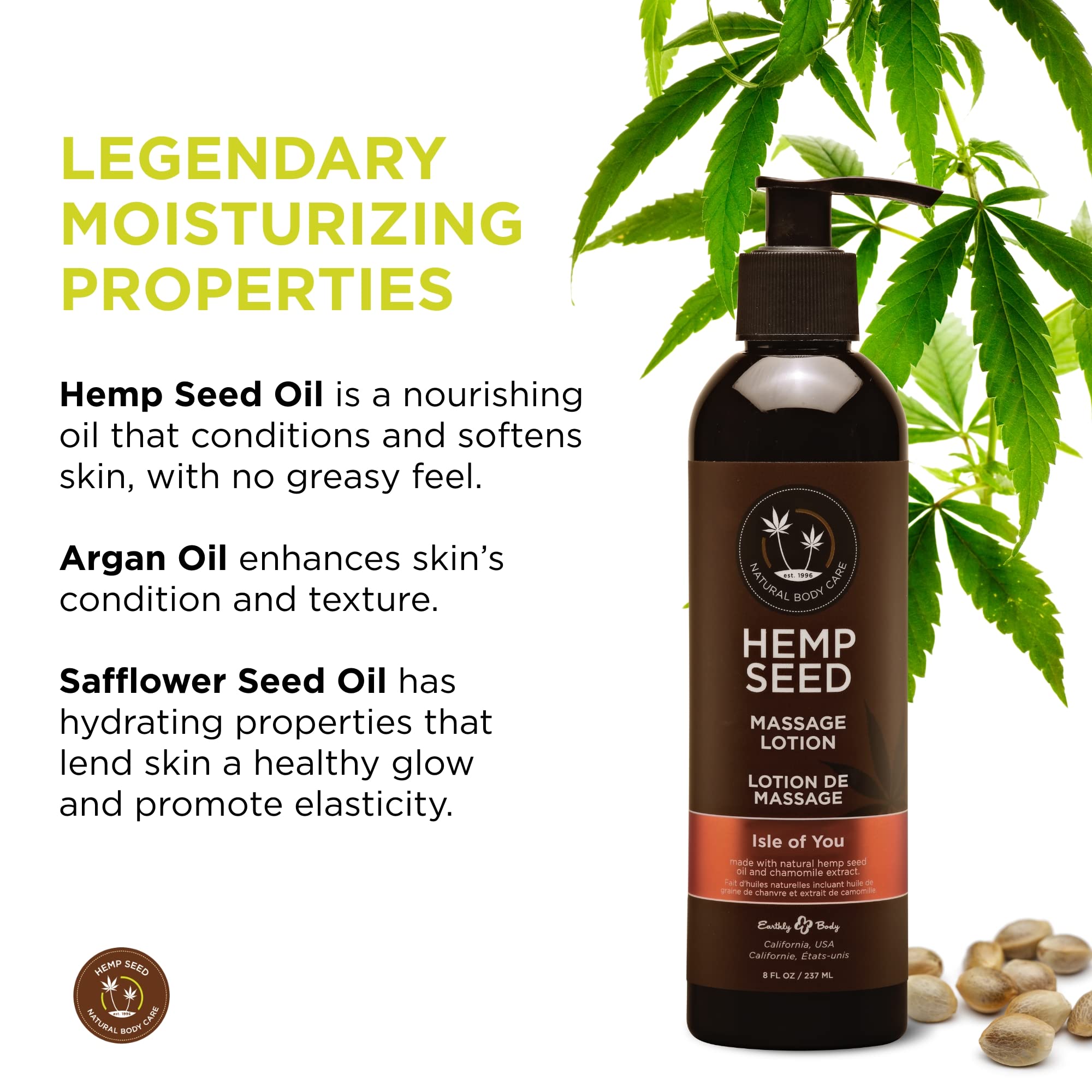 Earthly Body Massage Lotion - 8 oz Isle of You