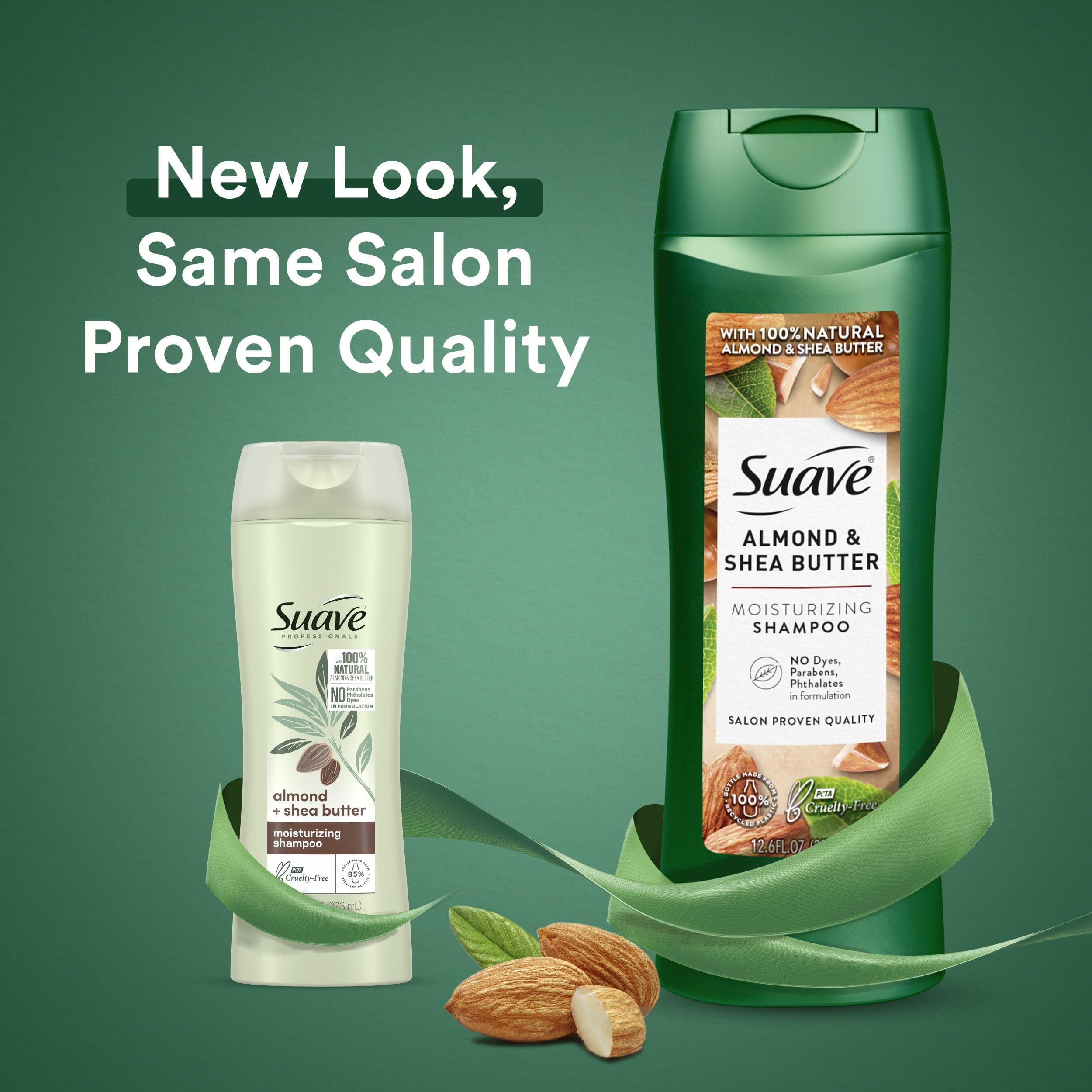 Suave Professionals Shampoo and Conditioner Set 12.6 Oz Ea. (Almond and Shea Butter)