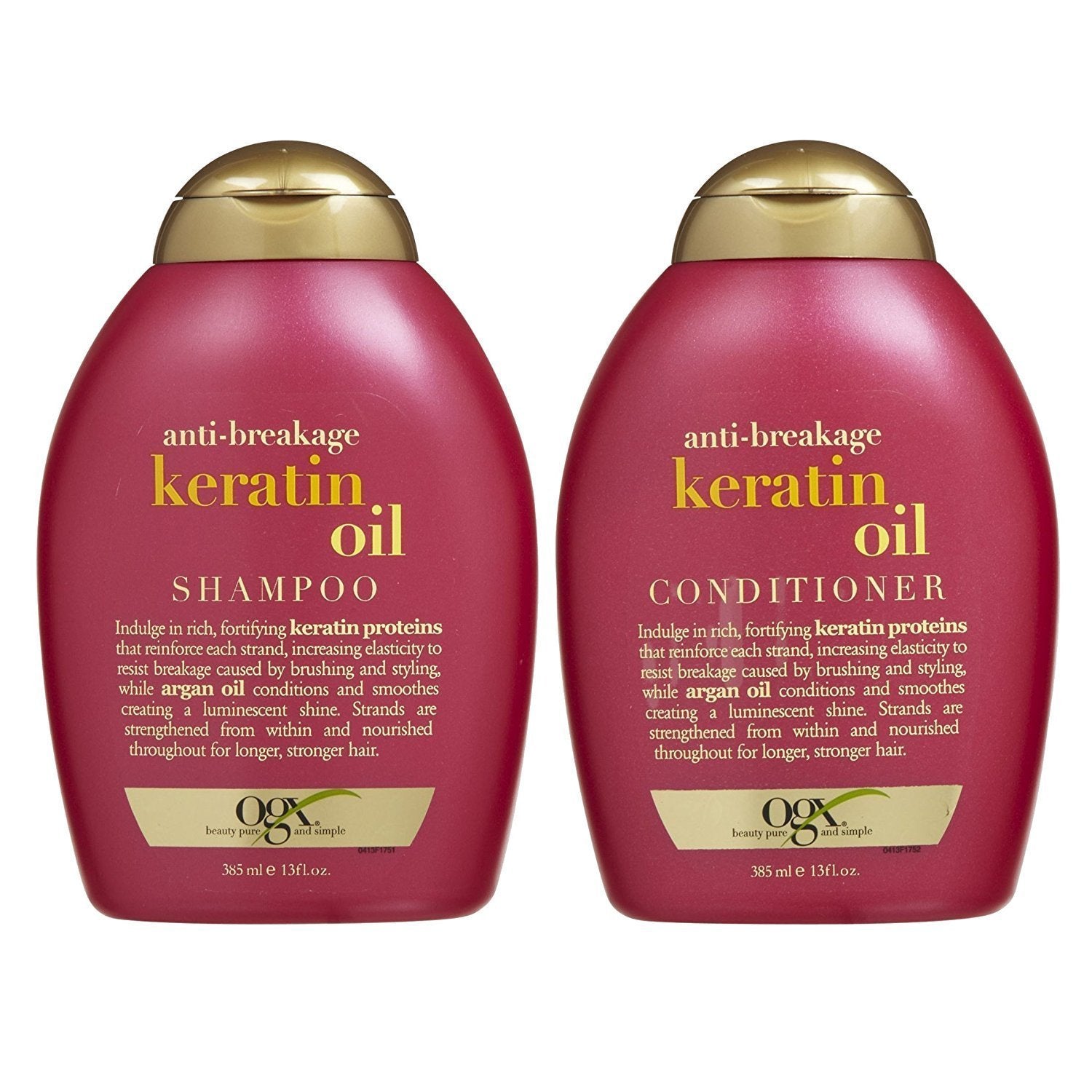 OGX Anti-breakage Keratin Oil Shampoo & Conditioner (13 Ounces)