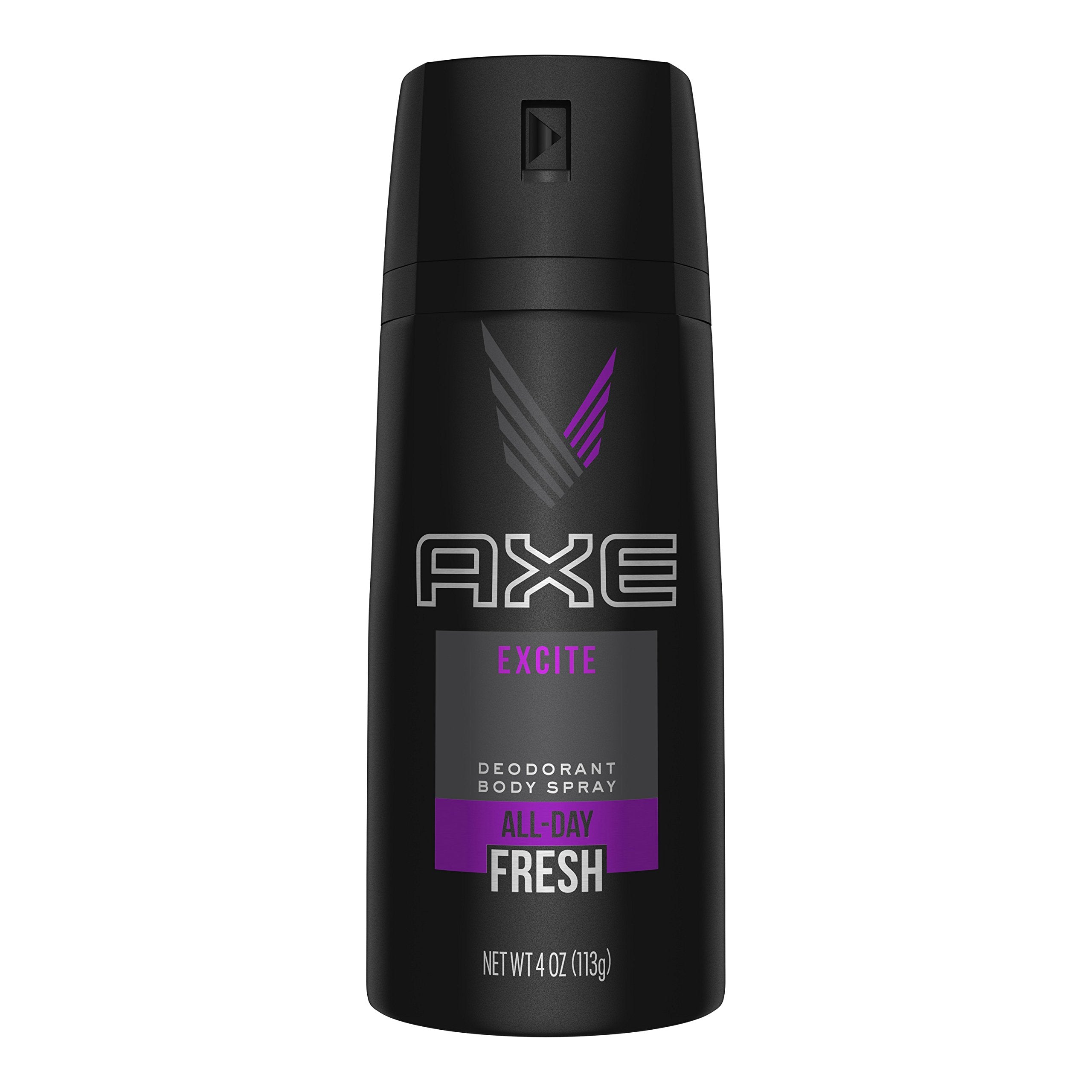 Axe Bodyspray, Excite, 4Ounce (Pack of 3)