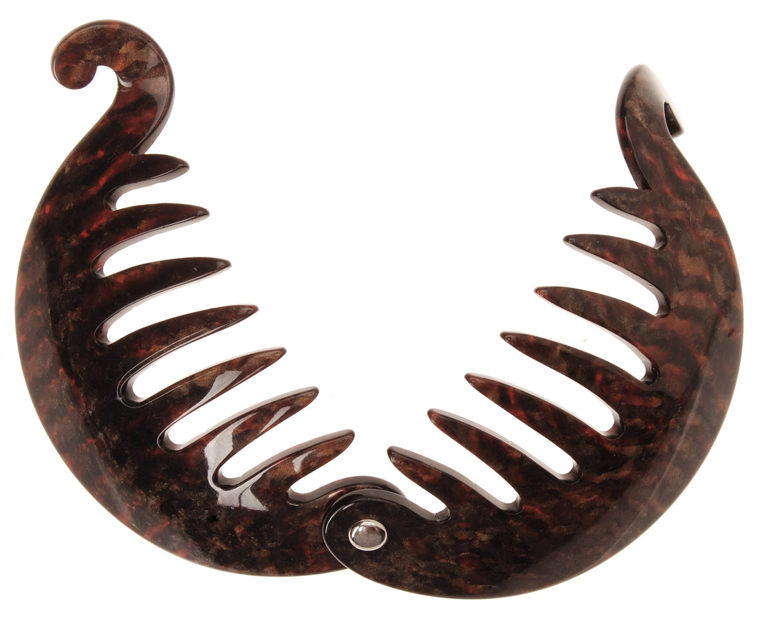 Mojave : France Luxe Large Yvette Ponytail Clip - Mojave