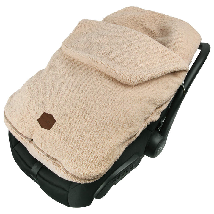 Tomy Cole Bundle Me Winter Baby Car Seat Cover and Bunting Bag - Sherpa Lined Infant Car Seat and Baby Carrier Cover - Cozy Winter Baby Car Seat Covers - Original Shearling