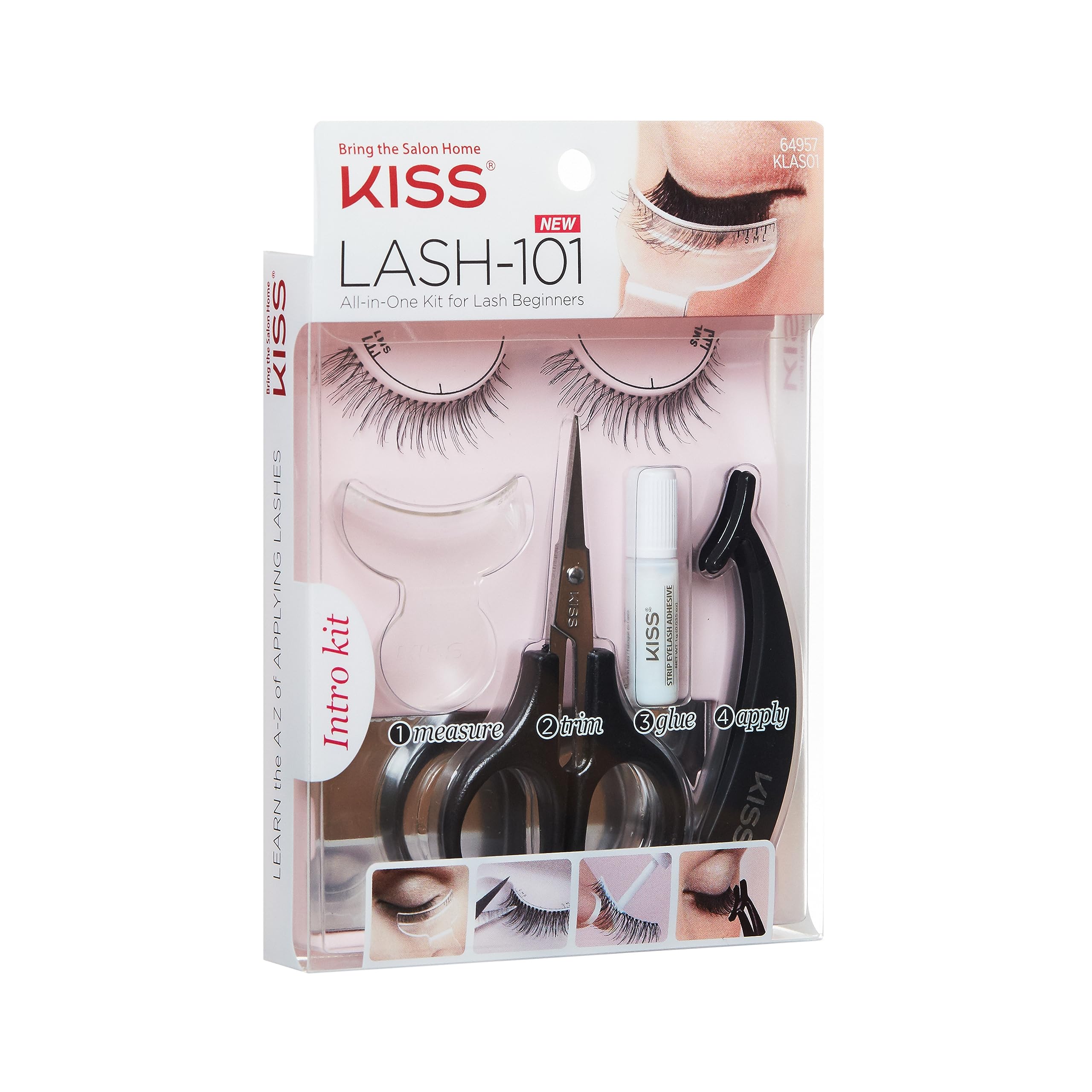 KISS Lashes Adhesive True Beginner's Kit, Effortless