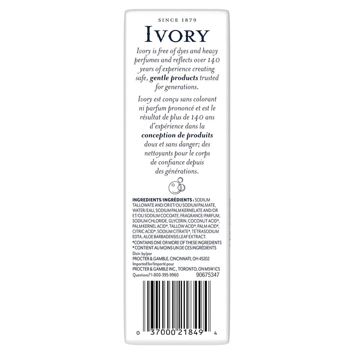 Ivory Aloe 10-Bar Pack: Personal Size 3.1 Oz, 31.7 Ounce