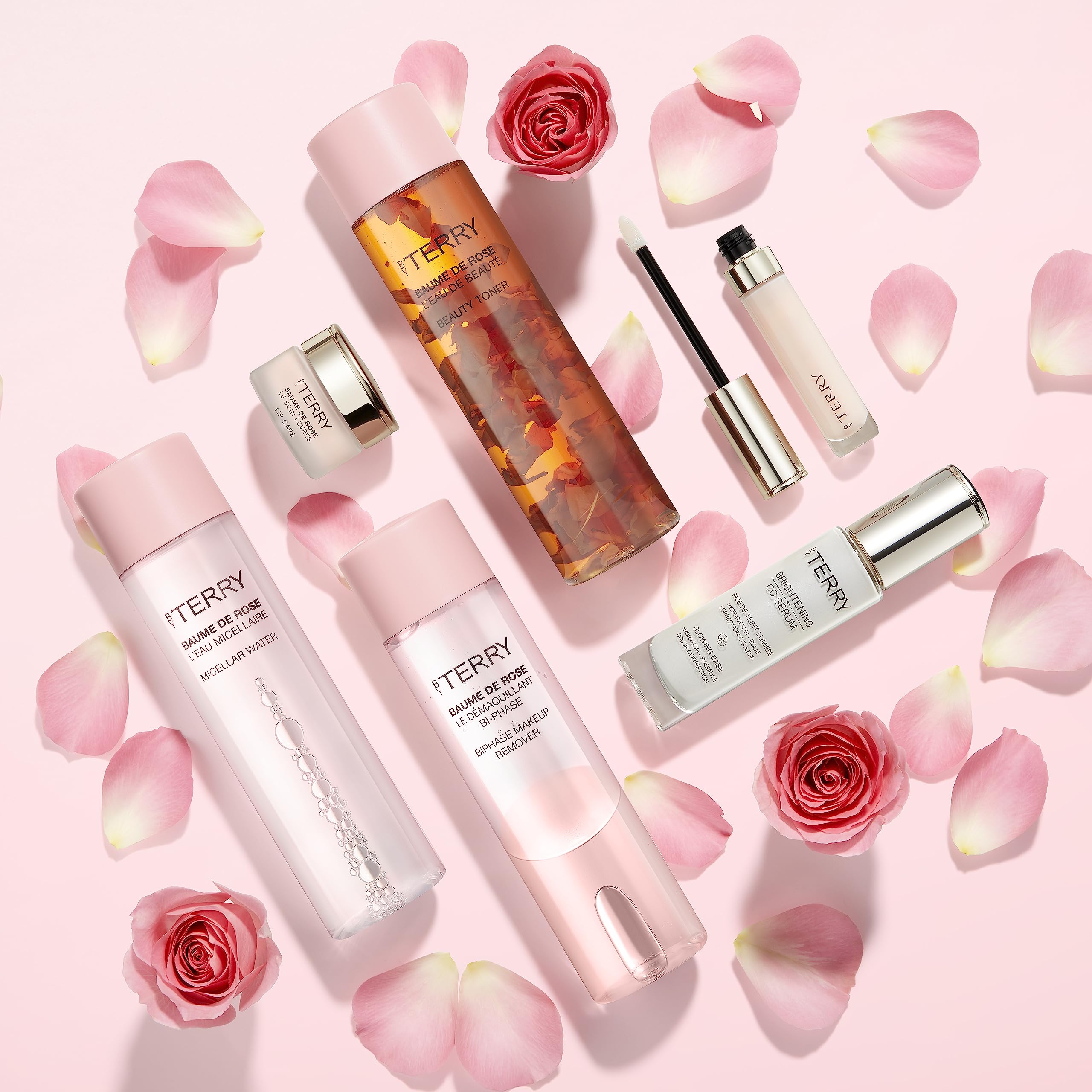 By Terry Baume de Rose Biphase Makeup Remover, Removes Waterproof Makeup, Hydrating & Infused with Rose Oils, 7.04 fl oz