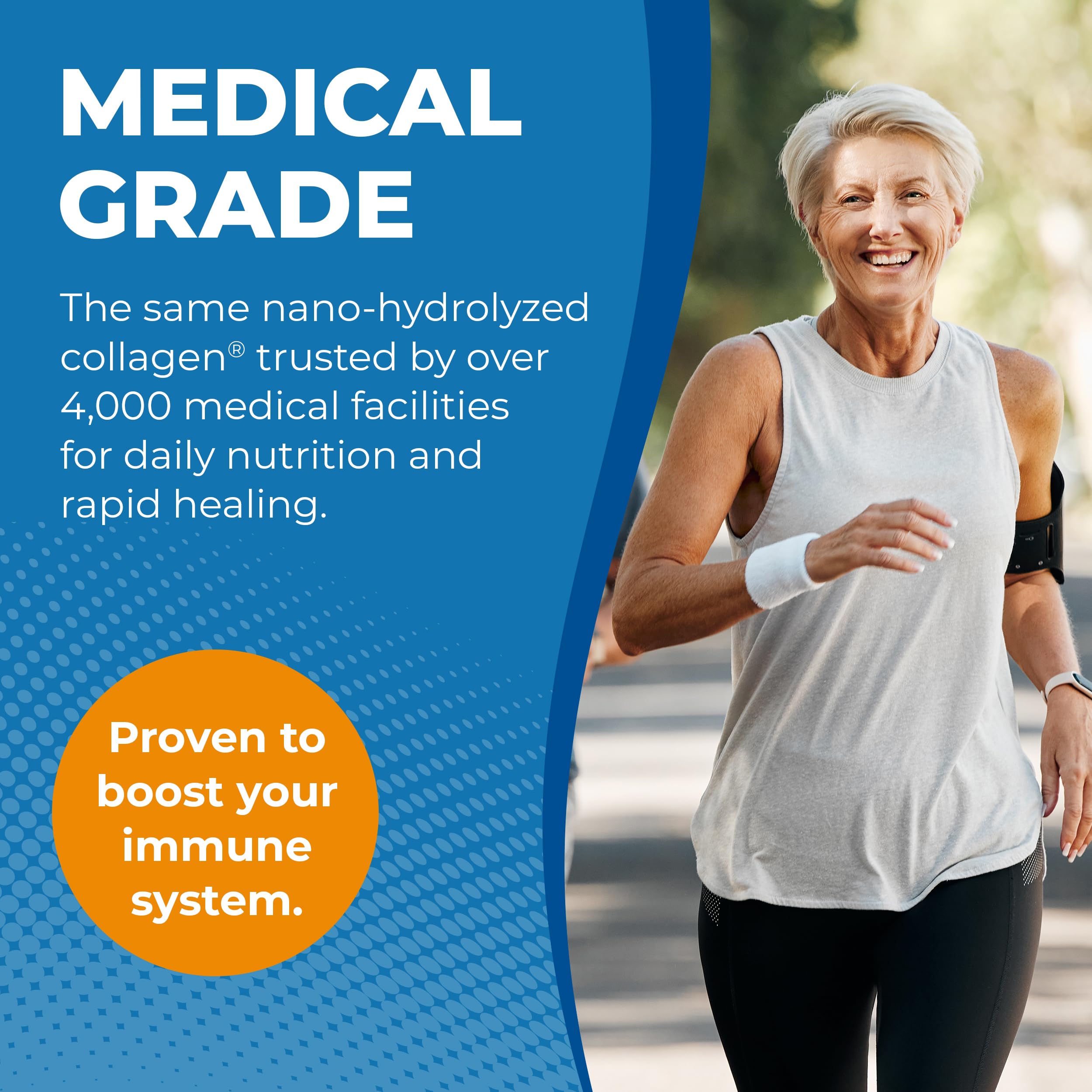 ProT Gold Liquid Collagen Protein Shot, 17g Clear Protein Nano-Hydrolyzed Grass Fed Collagen, 2g Arginine for Wound Support, Gluten Free, Sugar Free, 0g Carbs, Orange Creme, 1 fl oz, 24 Pack