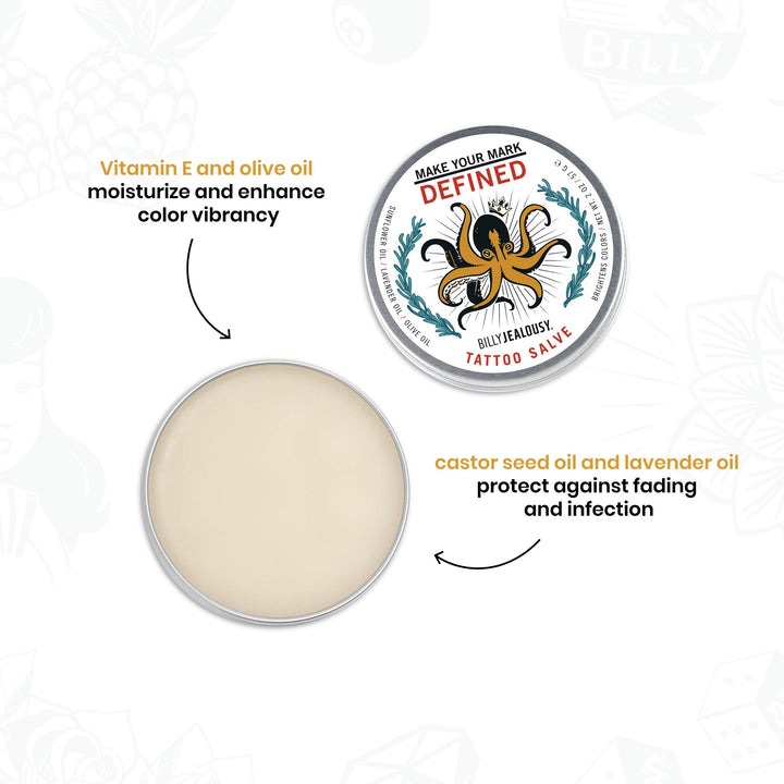 Billy Jealousy Make Your Mark Defined Tattoo Salve, 2 oz.
